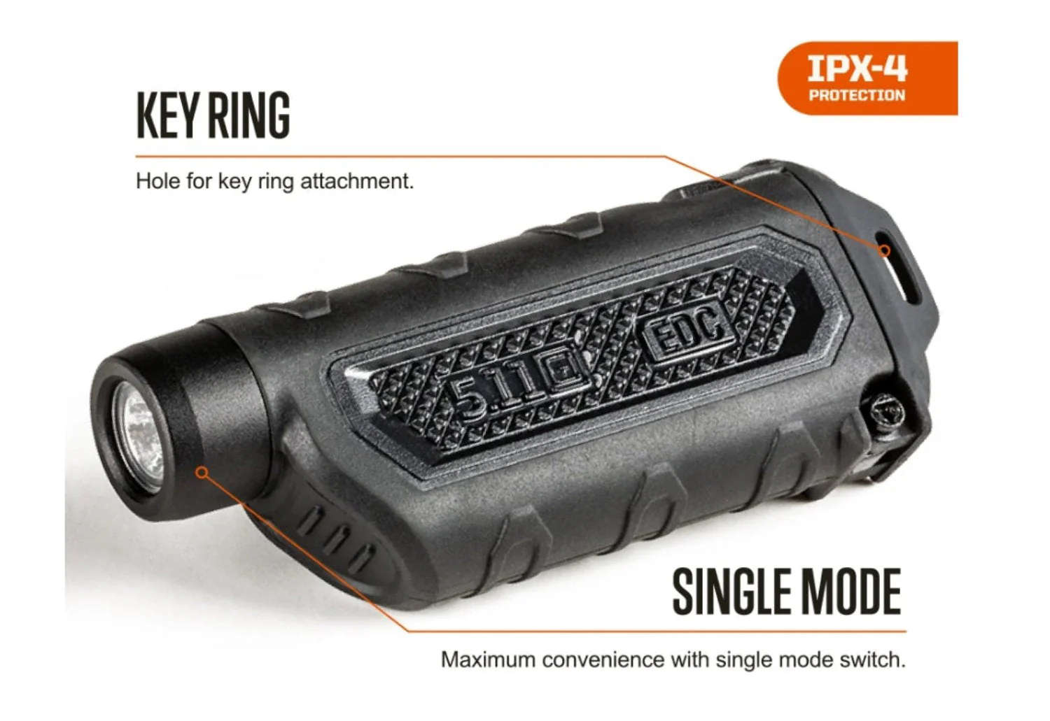 5.11 Tactical EDC 127 Lumens Flashlight - Image 3