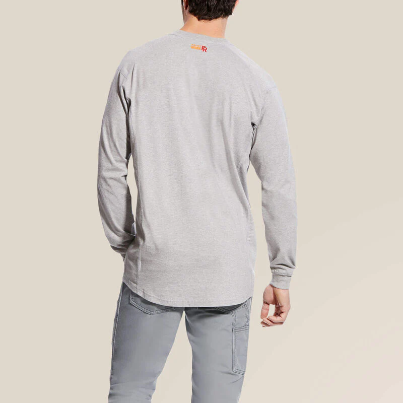 Ariat Men's FR Chest Pocket Long Sleeve Henley - Image 2