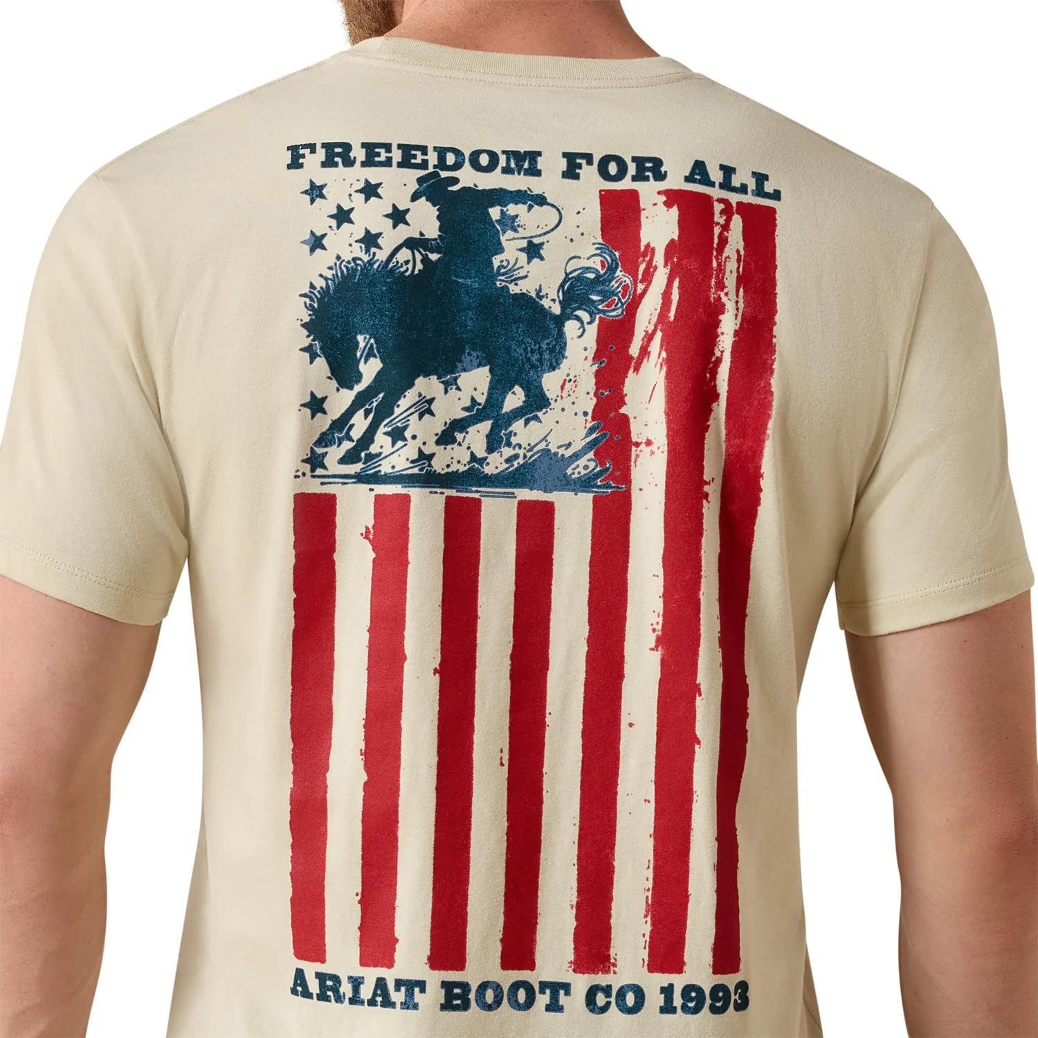 Ariat Men's Split Freedom Painted Classic Fit T-Shirt - Image 3