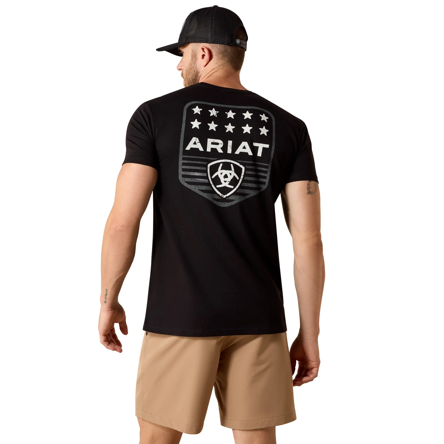 Ariat Men's Stripe Patriotic Badge T-Shirt