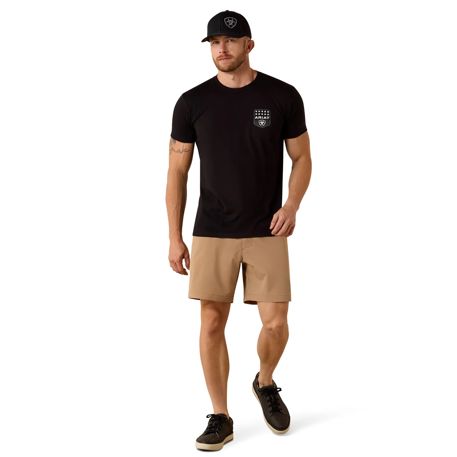Ariat Men's Stripe Patriotic Badge T-Shirt - Image 5