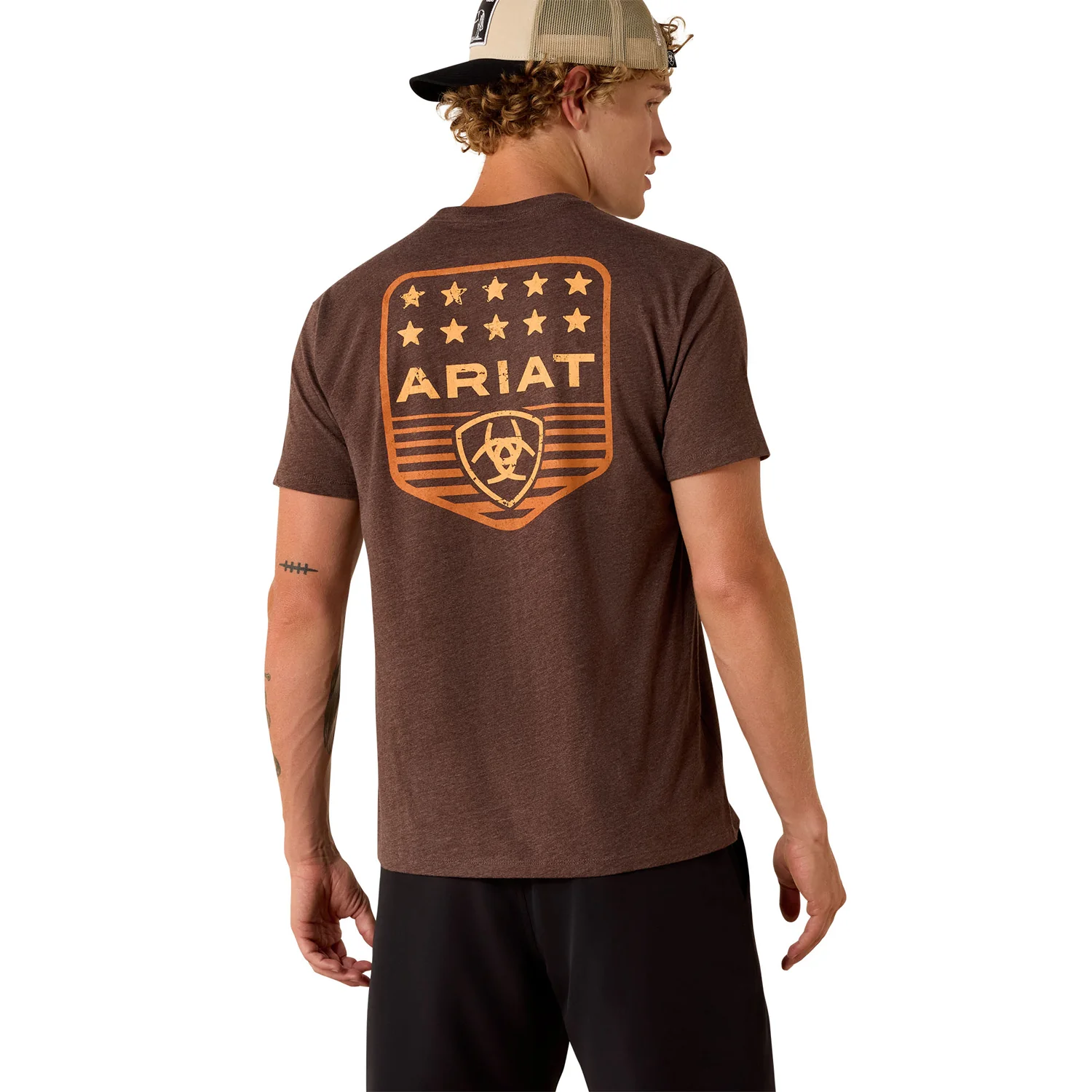 Ariat Men's Stripe Patriotic Badge T-Shirt