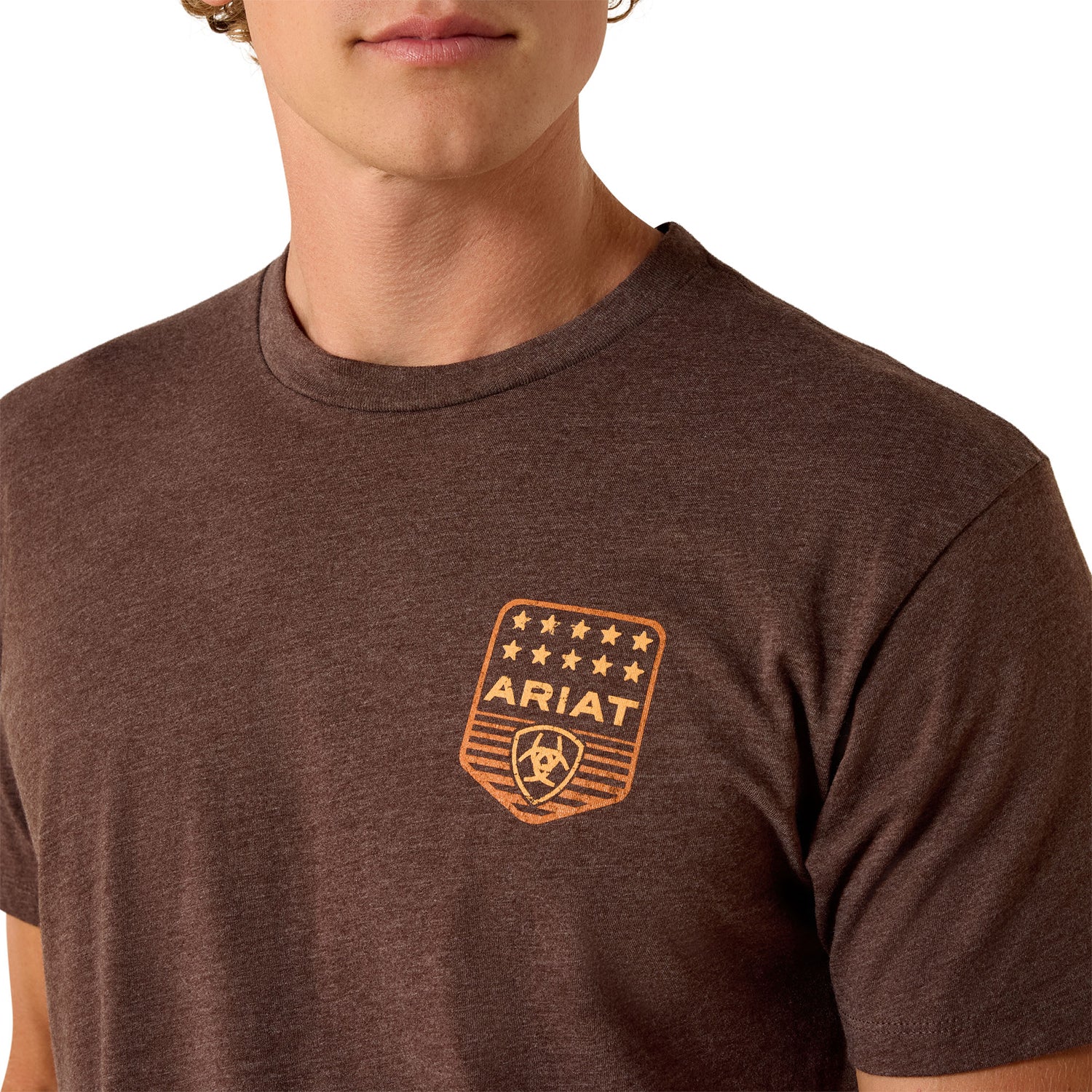 Ariat Men's Stripe Patriotic Badge T-Shirt - Image 4