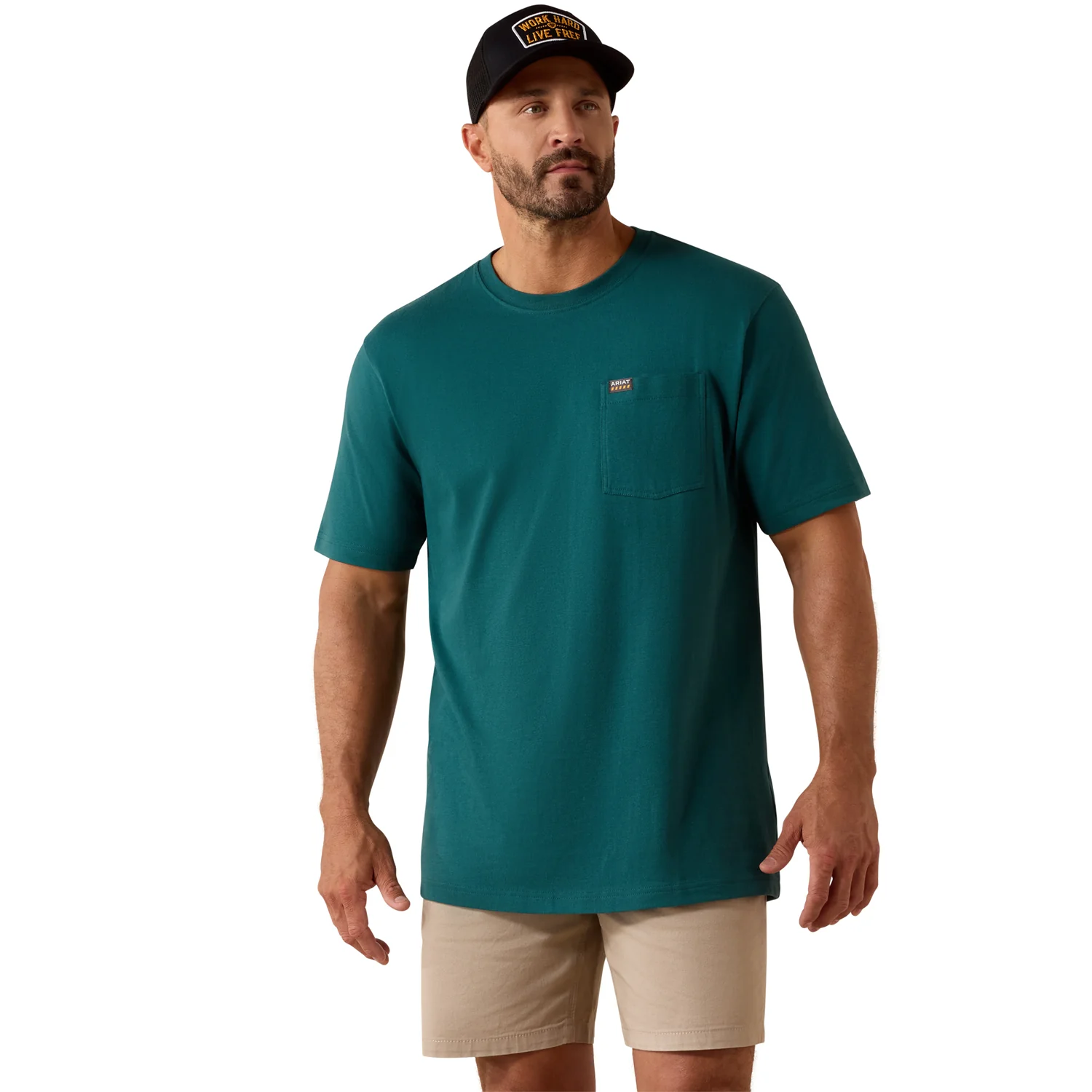 Ariat Men's Rebar Cotton Strong Standard Pocket T-Shirt