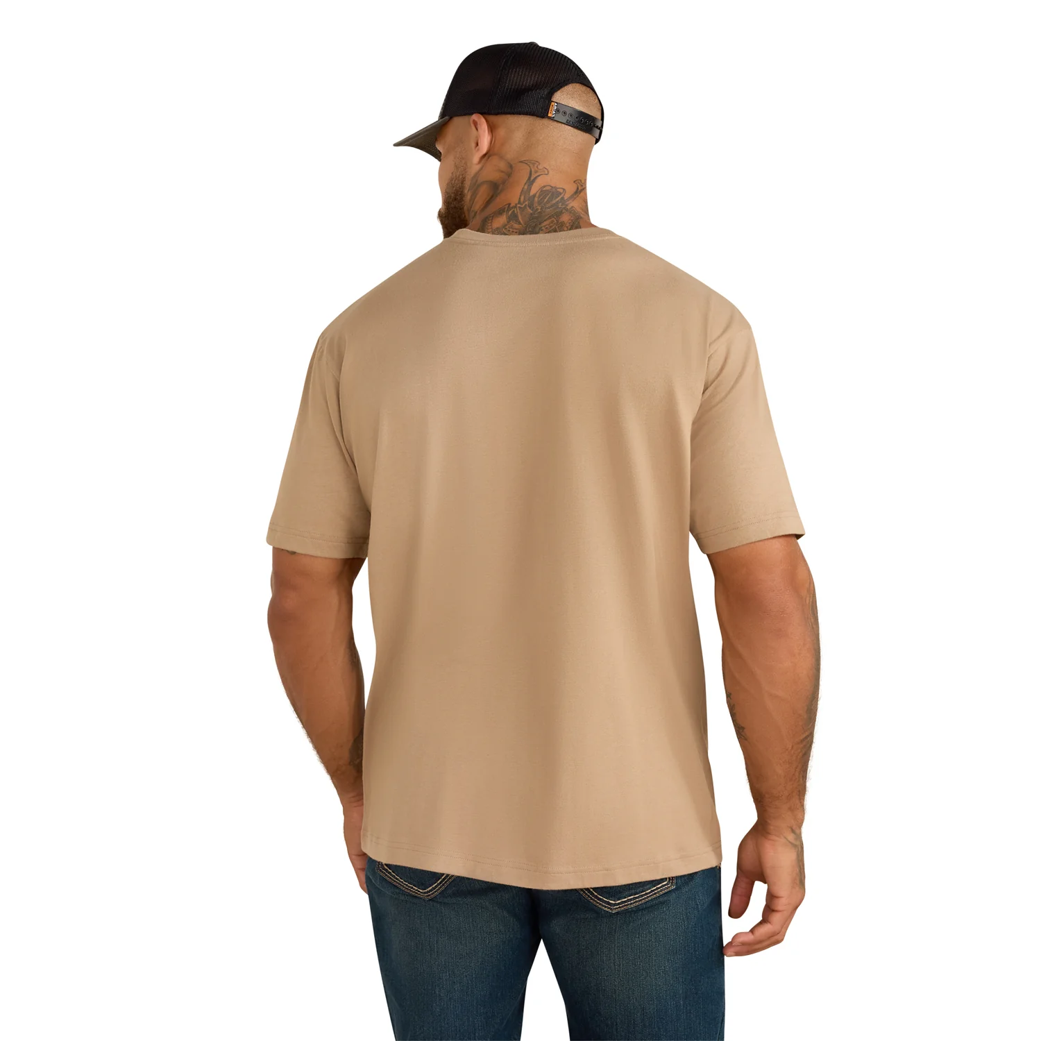Ariat Men's Rebar Cotton Strong Standard Pocket T-Shirt - Image 2