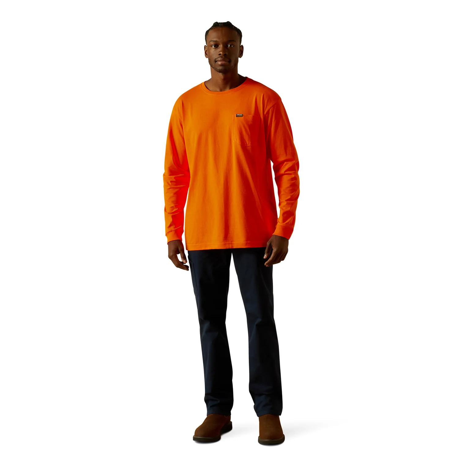 Ariat Men's Rebar Cotton Strong Standard Pocket T-Shirt - Image 4