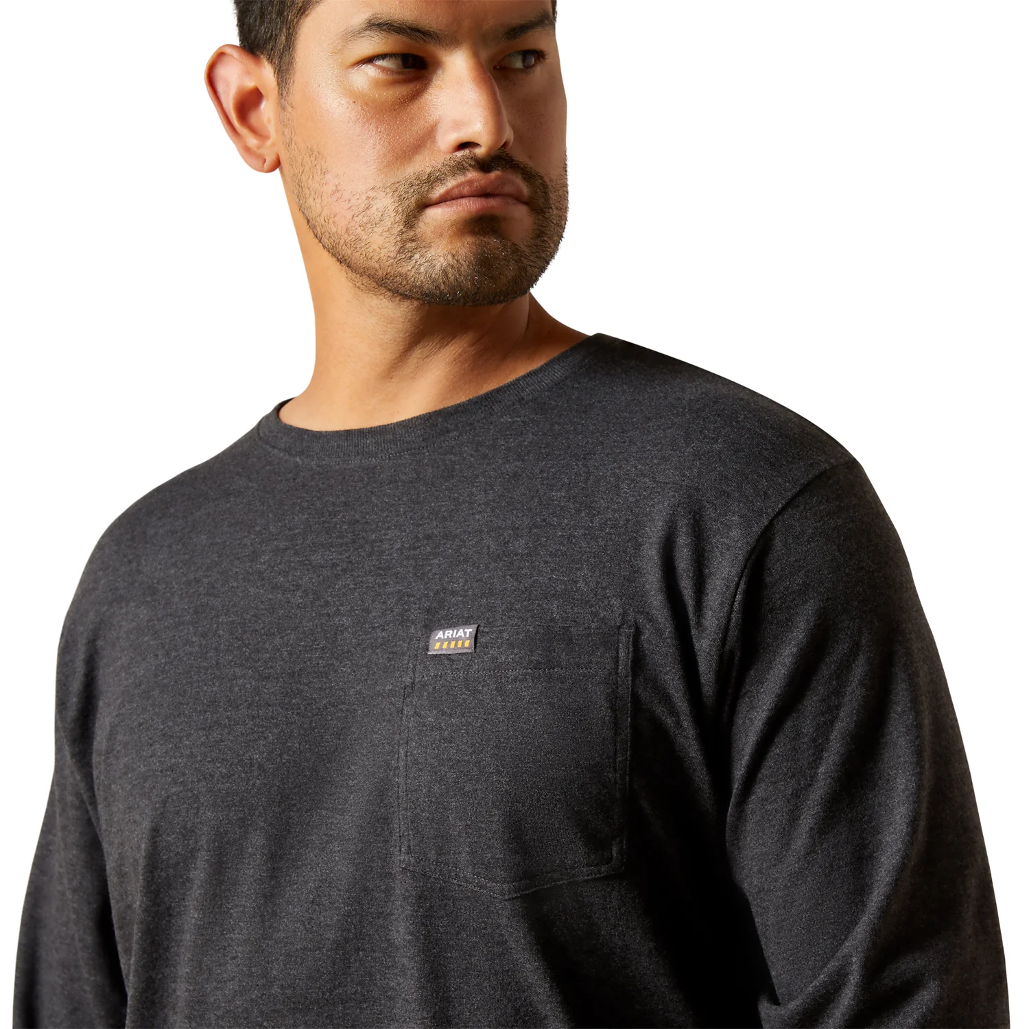 Ariat Men's Rebar Cotton Strong Standard Pocket T-Shirt - Image 3