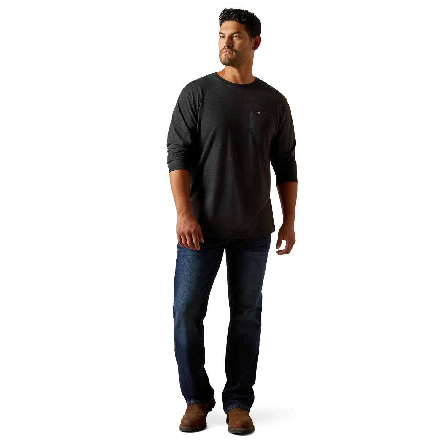 Ariat Men's Rebar Cotton Strong Standard Pocket T-Shirt - Image 4