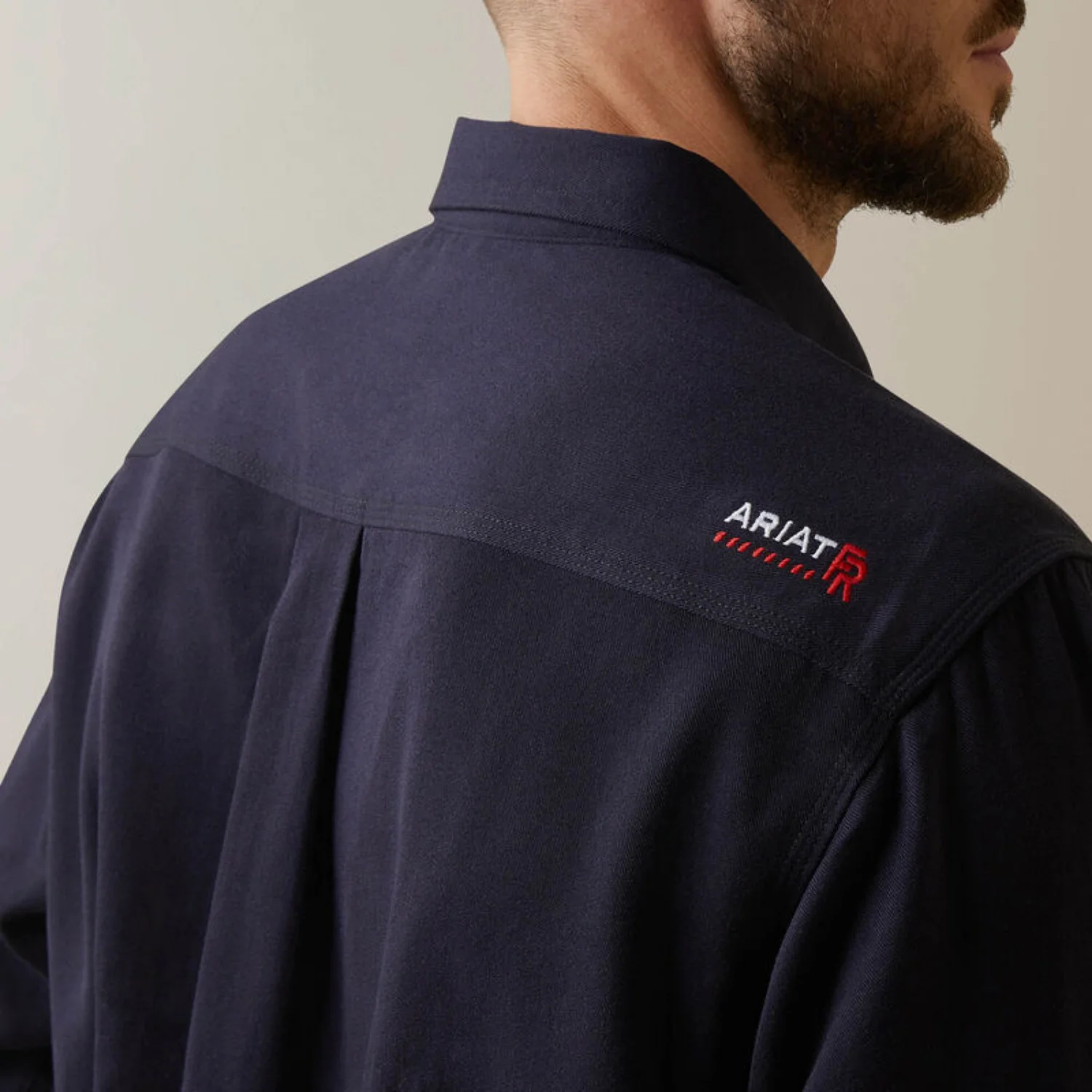 Ariat Men's FR Air Inherent Button Long Sleeve Safety Work Shirt - Image 4