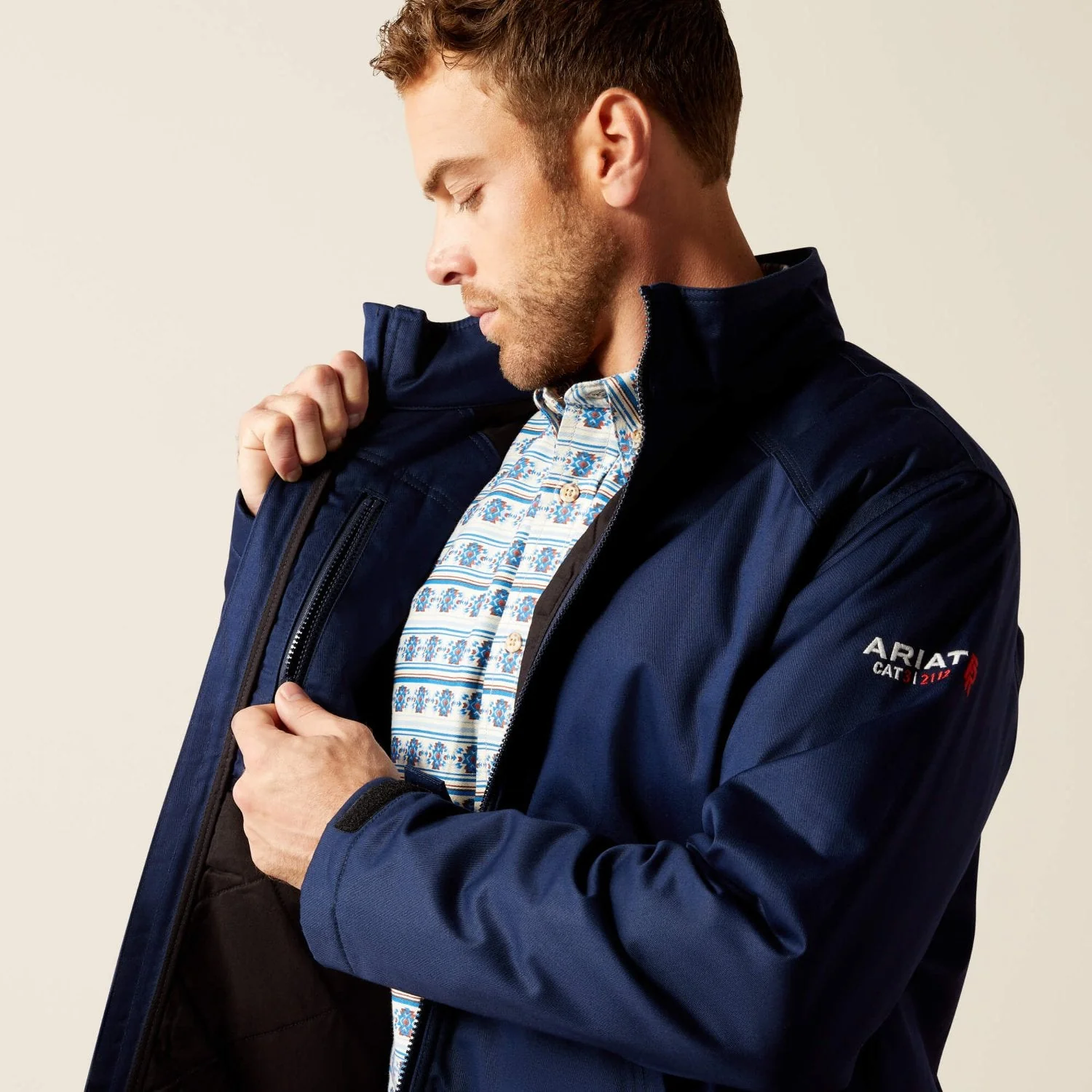 Ariat Men's FR Basic Insulated Full-Zip Safety Jacket - Image 2