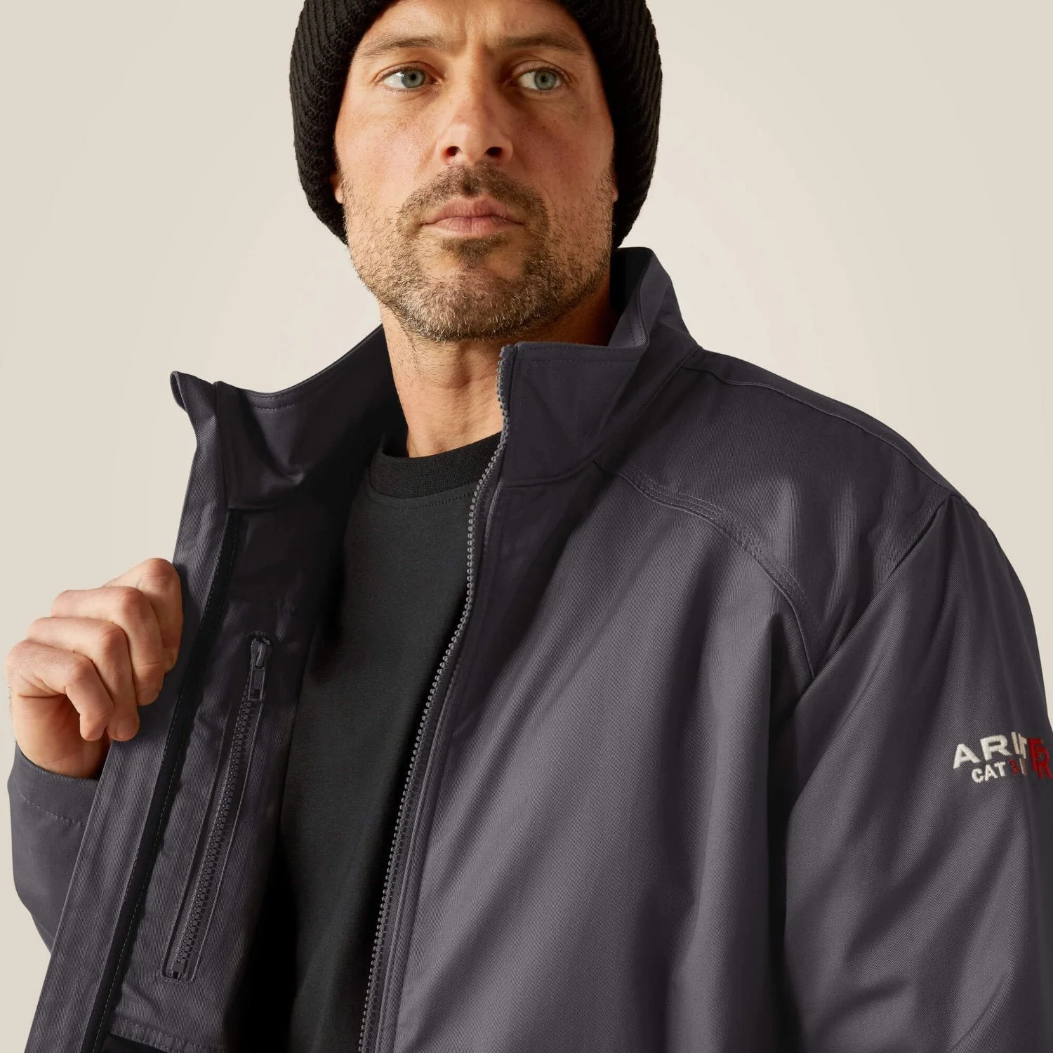 Ariat Men's FR Basic Insulated Full-Zip Safety Jacket - Image 2