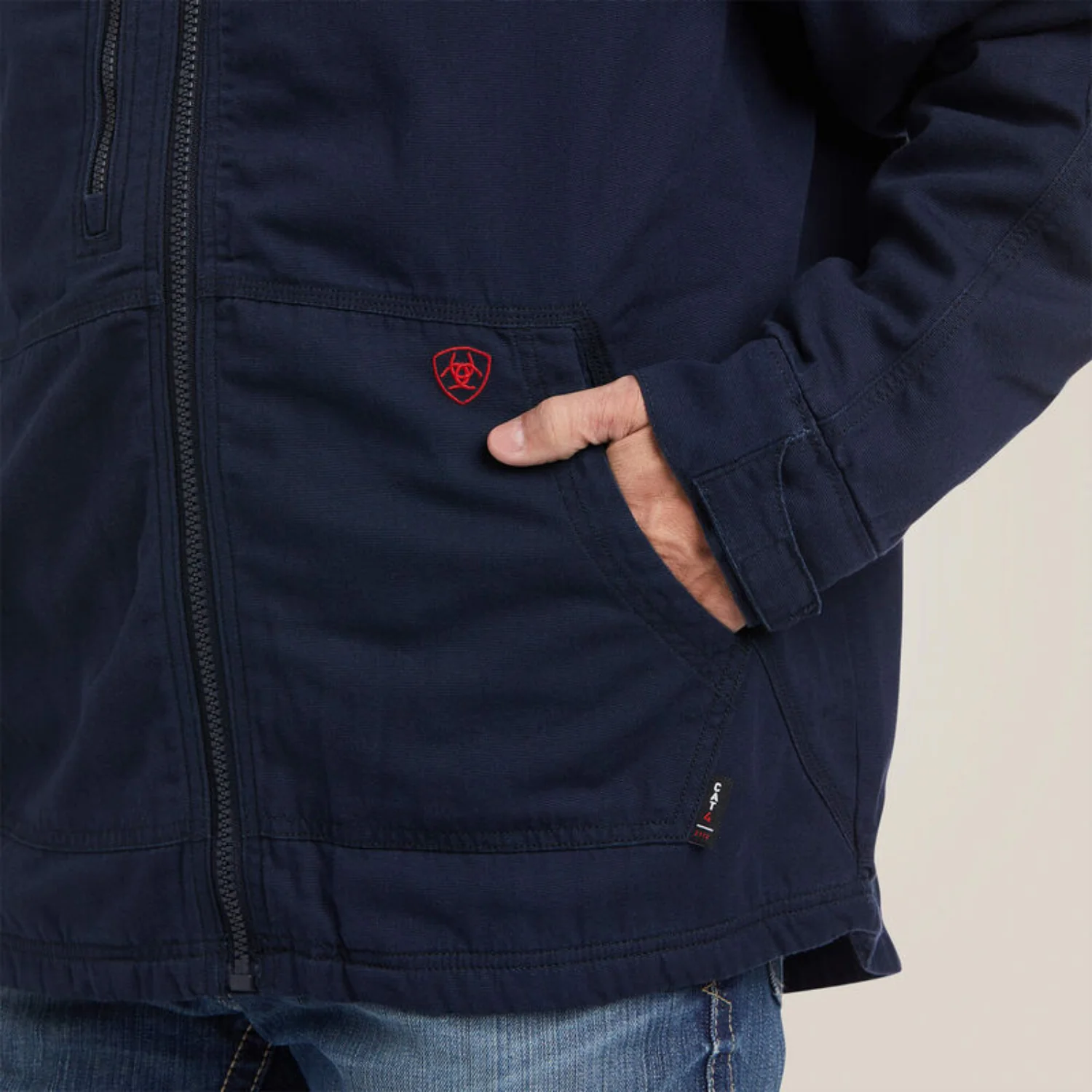 Ariat Men's FR DuraLight Cordura Canvas Jacket - Image 4