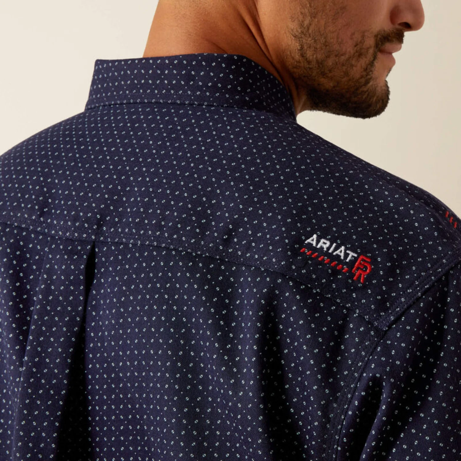 Ariat Men's FR Lever Button-Down Long Sleeve Safety Work Shirt - Image 5