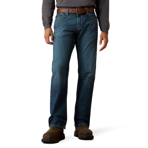 Ariat Men's FR M4 Relaxed Stretch DuraLight Boundary Boot Cut Jean
