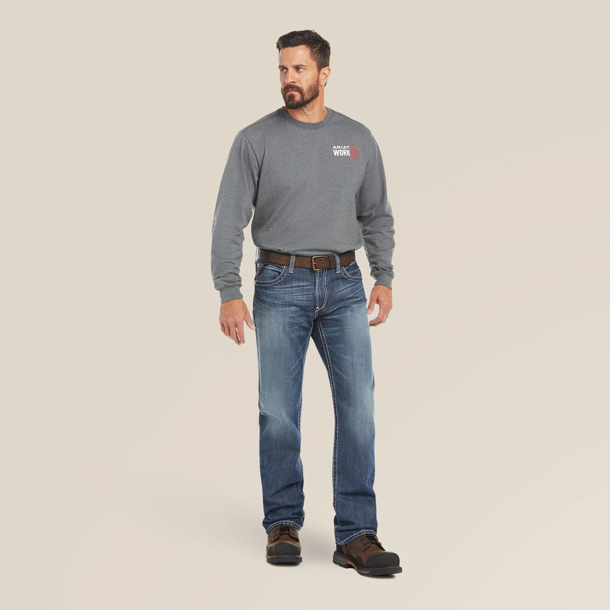 Ariat Men's FR M4 Relaxed Ridgeline Boot Cut Jean