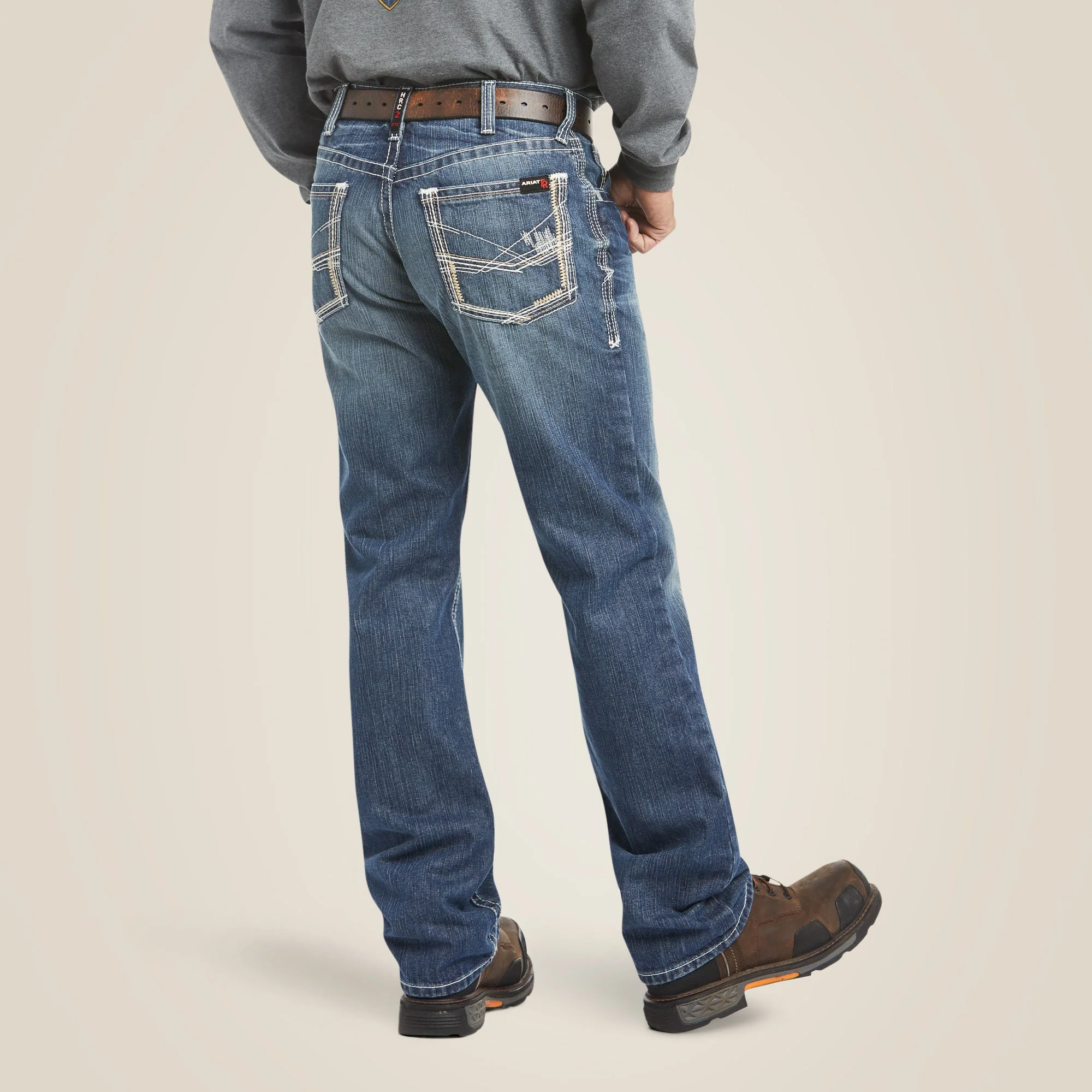 Ariat Men's FR M4 Relaxed Ridgeline Boot Cut Jean - Image 2