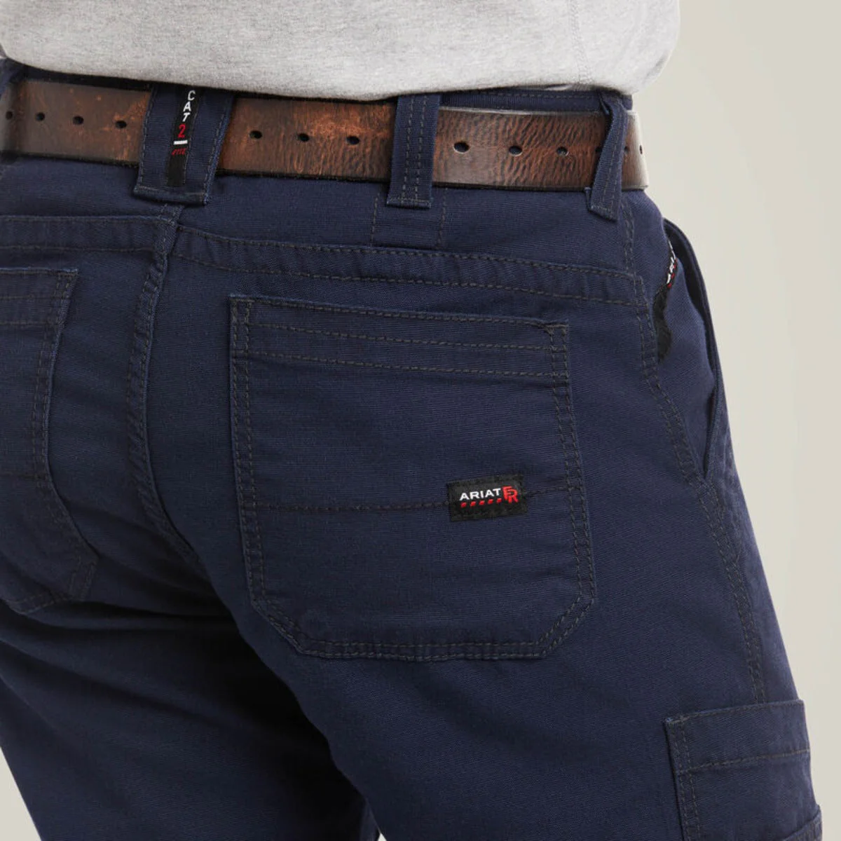 Ariat Men's FR M5 Stretch DuraLight Straight Leg Work Pant - Image 3