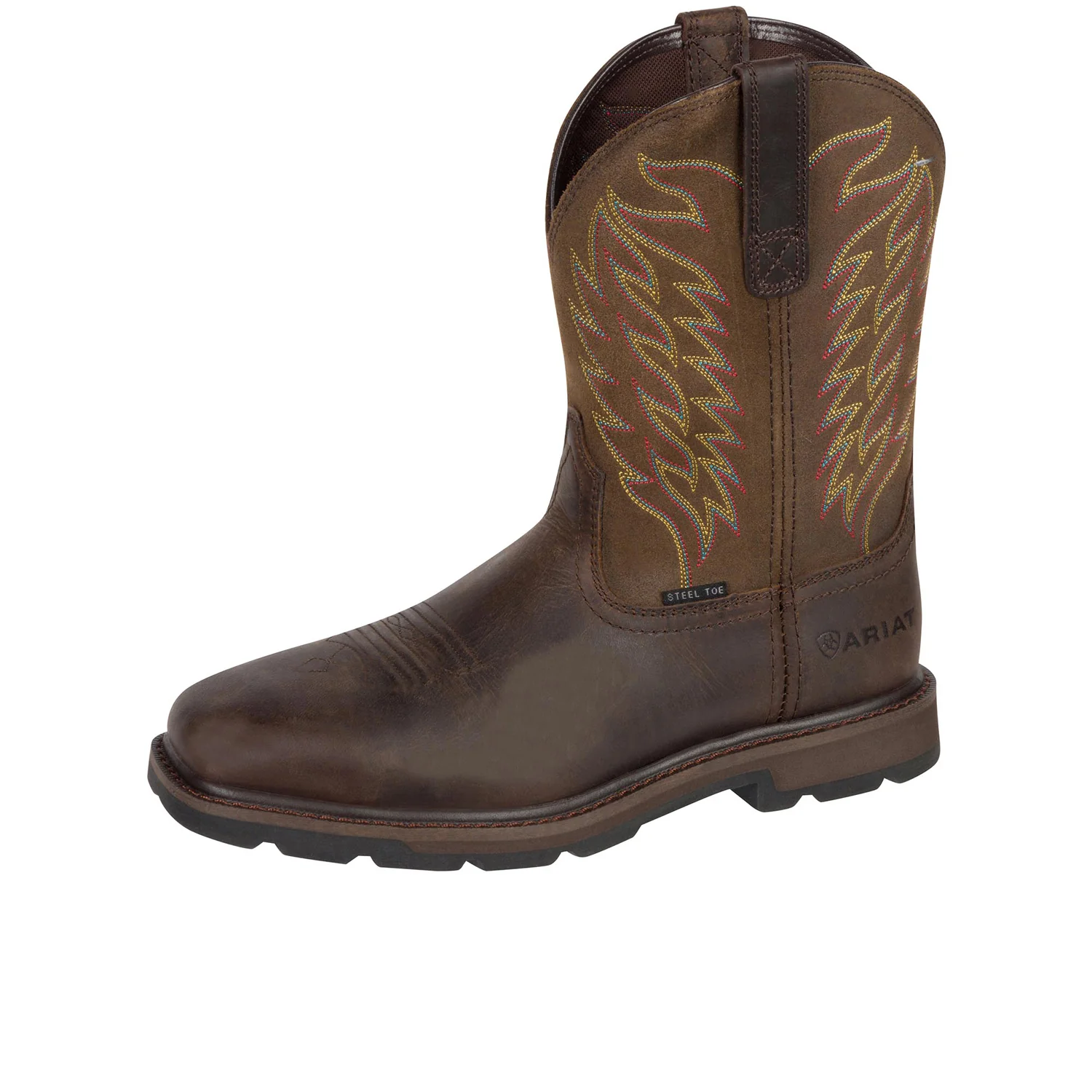 Ariat Men's Groundbreaker Wide Square Toe Steel Toe Work Boot - Image 5