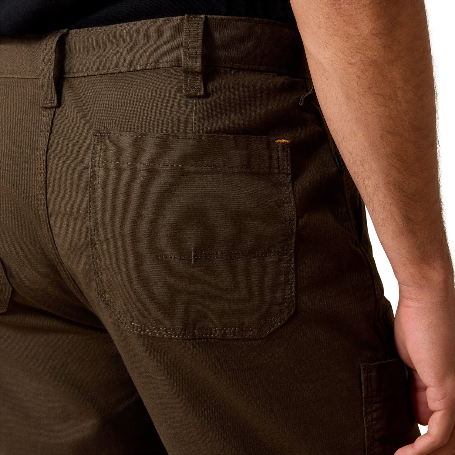 Ariat Men's Rebar M4 Low Rise DuraStretch Made Tough Double Front Stackable Straight Leg Pant - Image 3