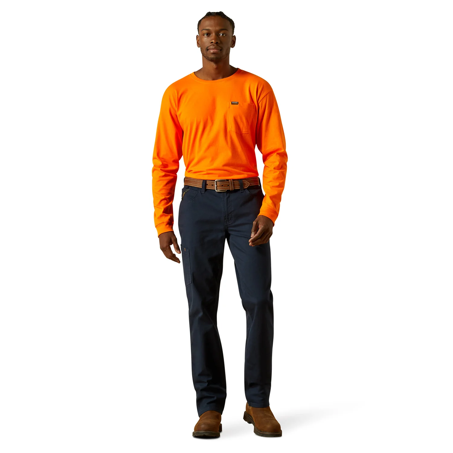 Ariat Men's Rebar M4 Low Rise DuraStretch Made Tough Stackable Straight Leg Pant - Image 6