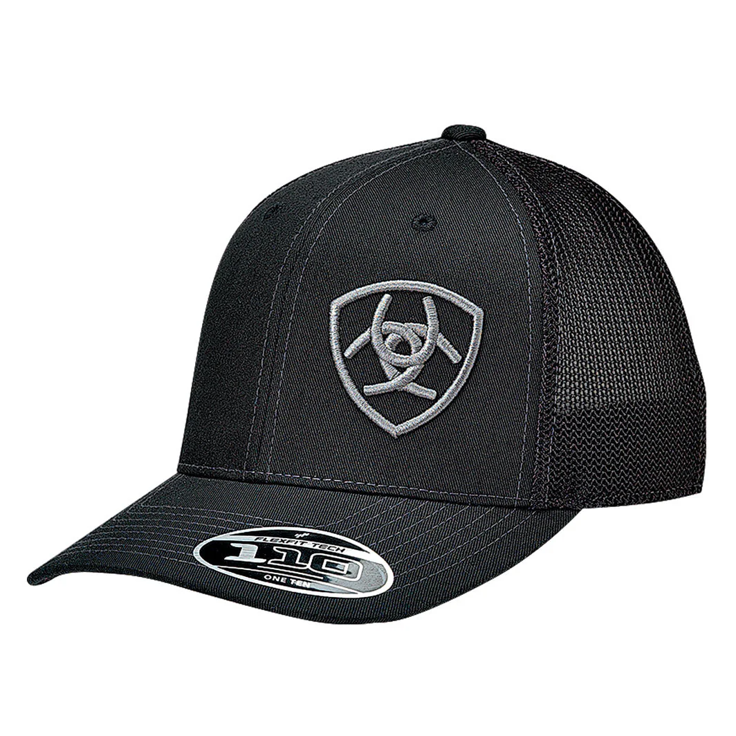 Ariat Men's Offset Logo Mesh Snapback Cap
