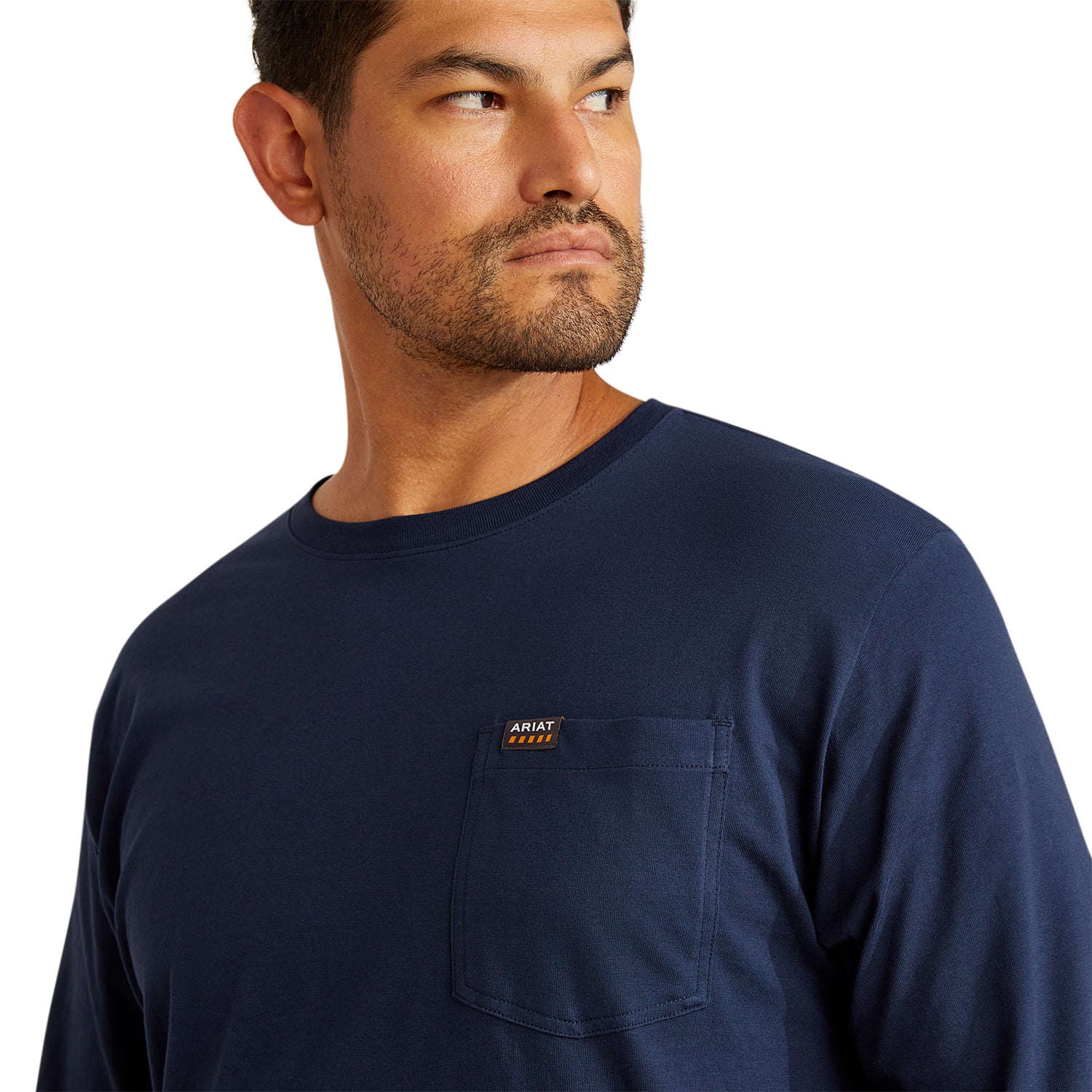 Ariat Men's Rebar Cotton Strong Standard Pocket T-Shirt - Image 3