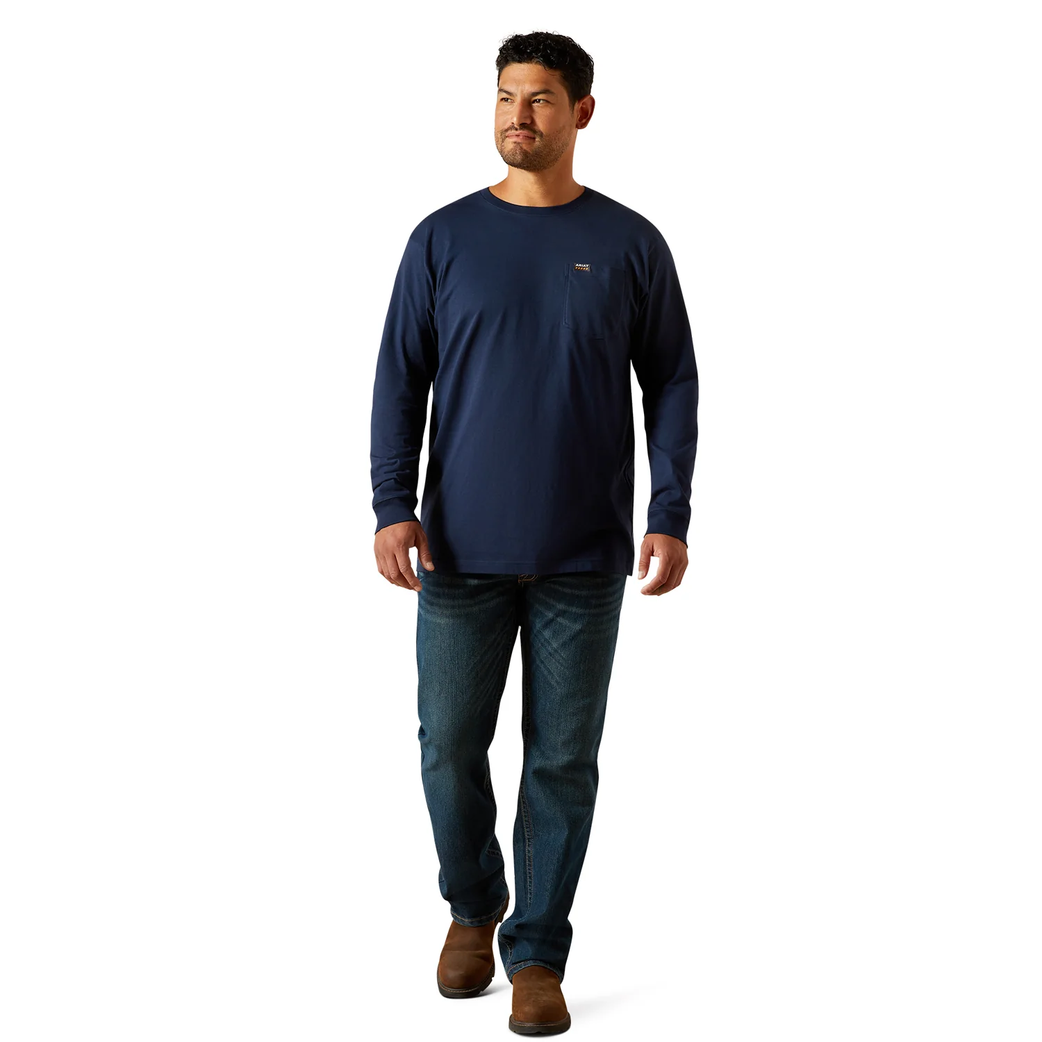 Ariat Men's Rebar Cotton Strong Standard Pocket T-Shirt - Image 4