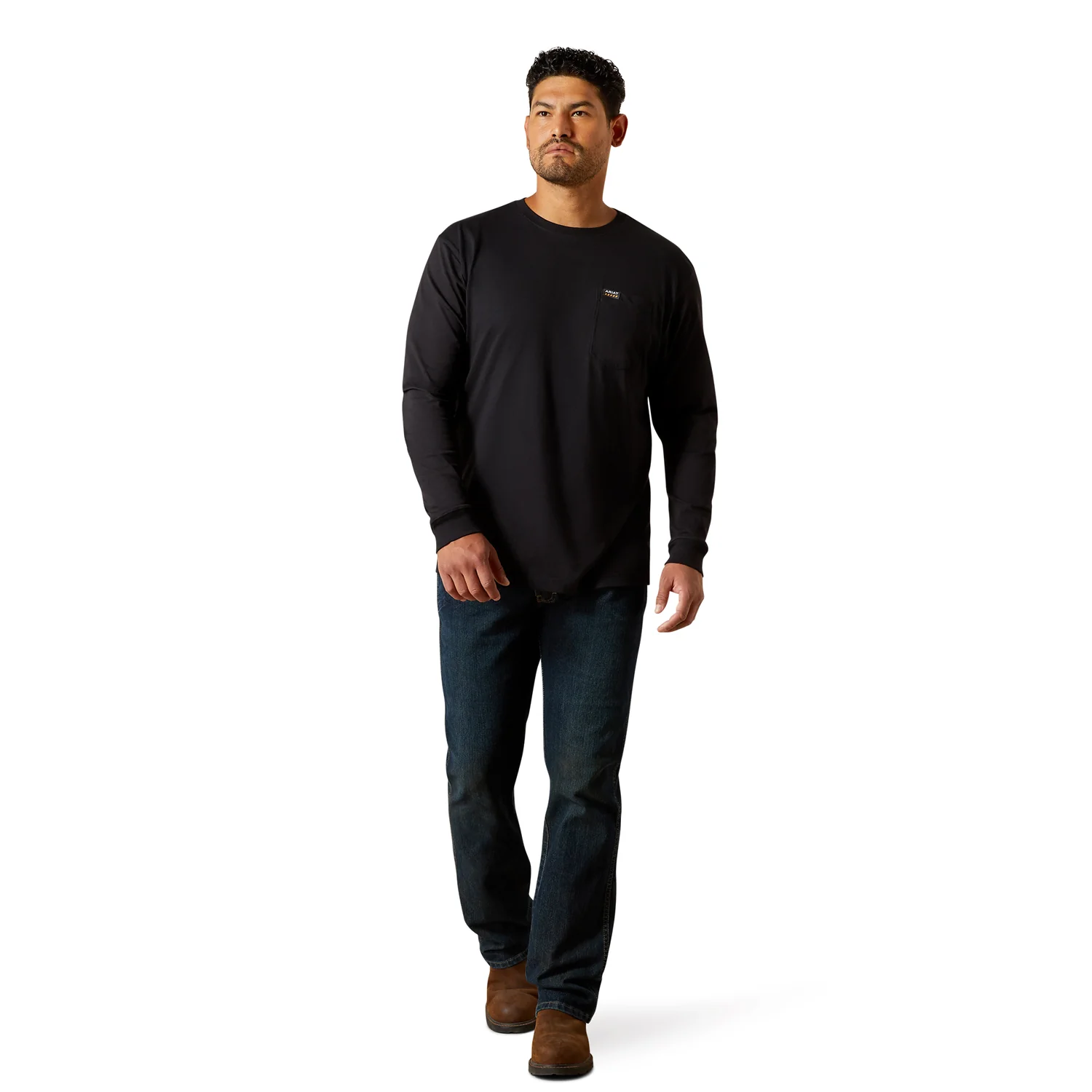 Ariat Men's Rebar Cotton Strong Standard Pocket T-Shirt - Image 4