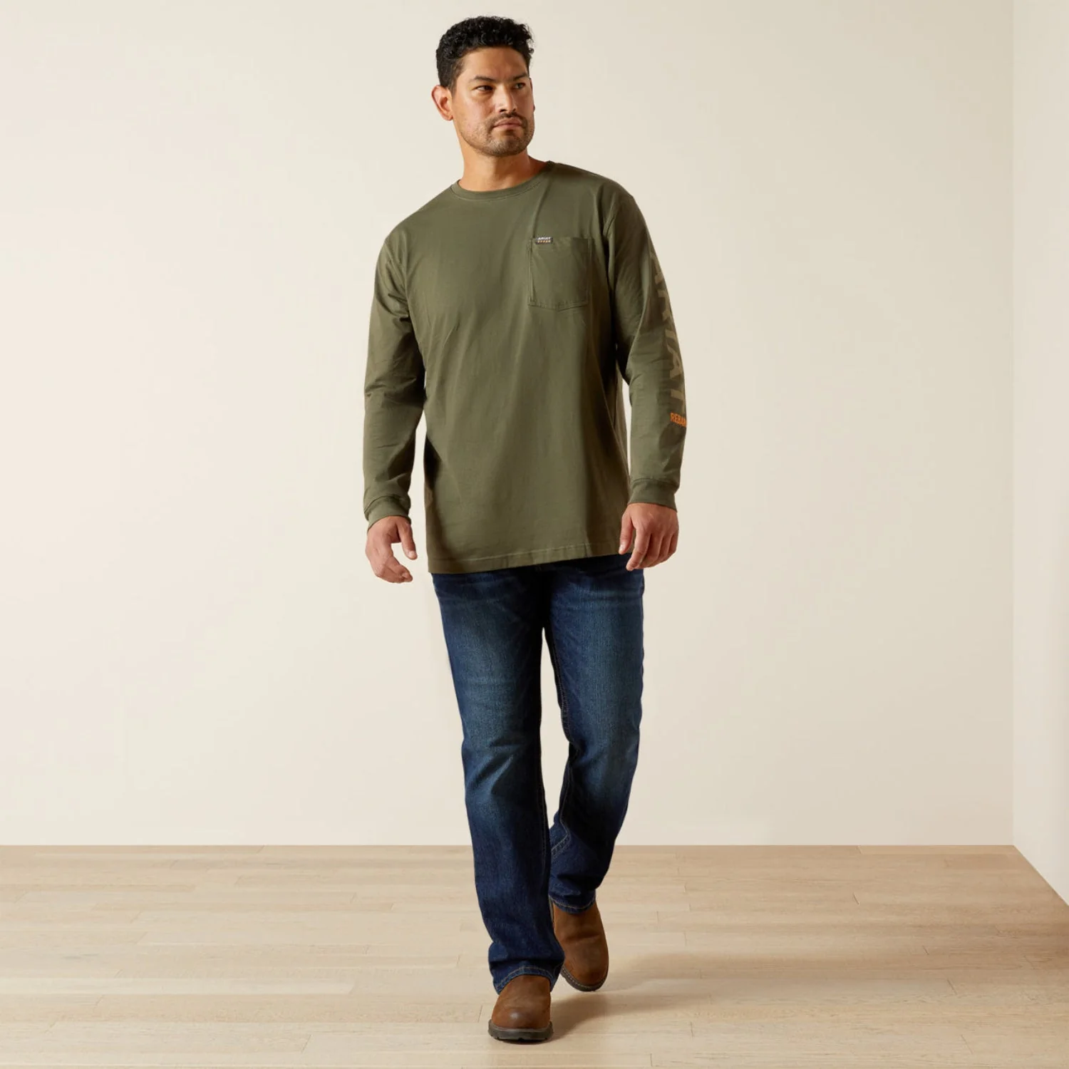 Ariat Men's Rebar Cotton Strong Graphic Long Sleeve T-Shirt - Image 4