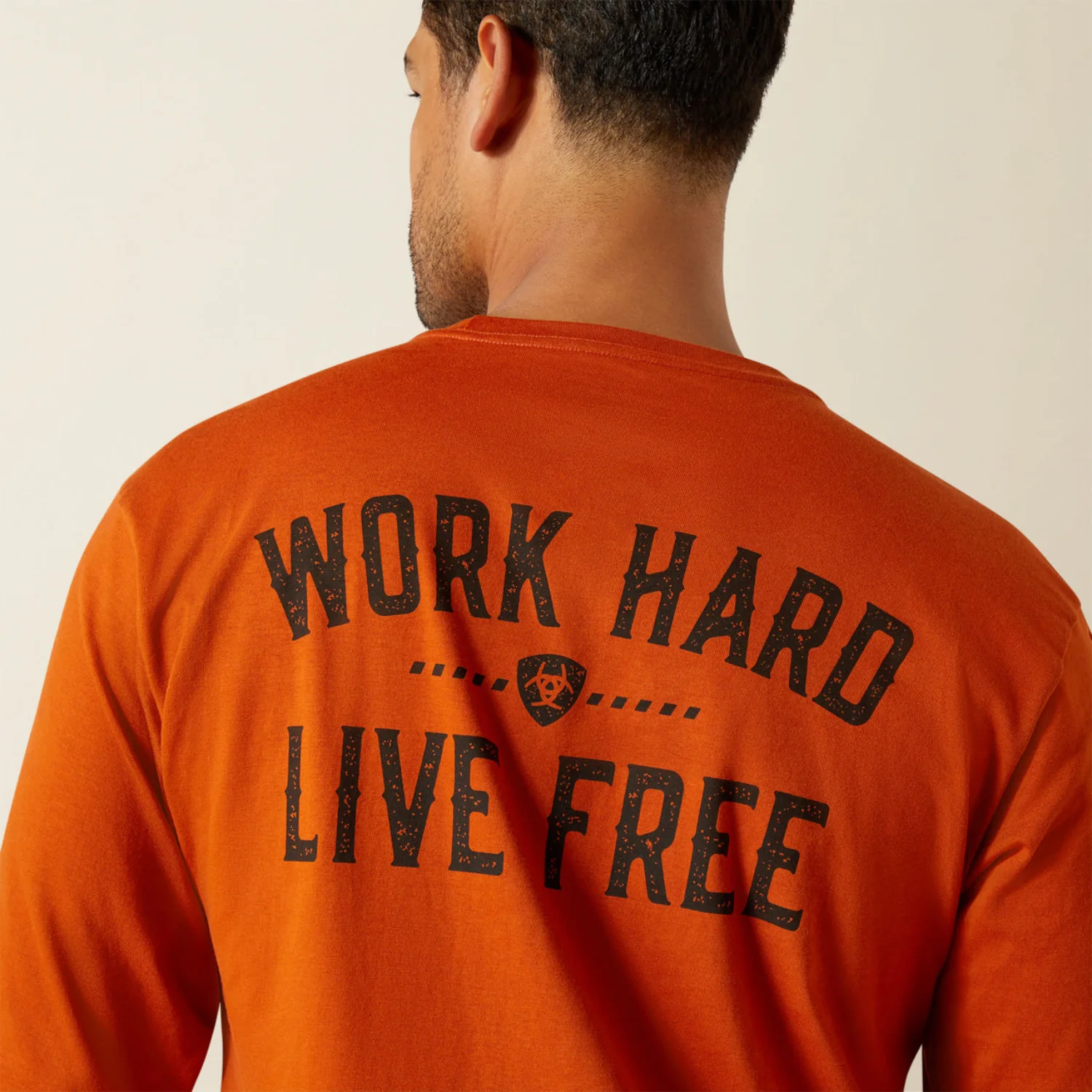 Ariat Men's Rebar® CottonStrong™ Graphic Long Sleeve Pocket T-Shirt - Image 4