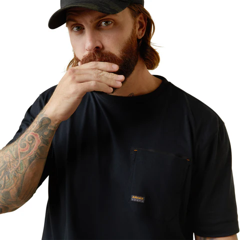 Ariat Men's Rebar Workman Born For This Graphic Short Sleeve T-Shirt - Image 5