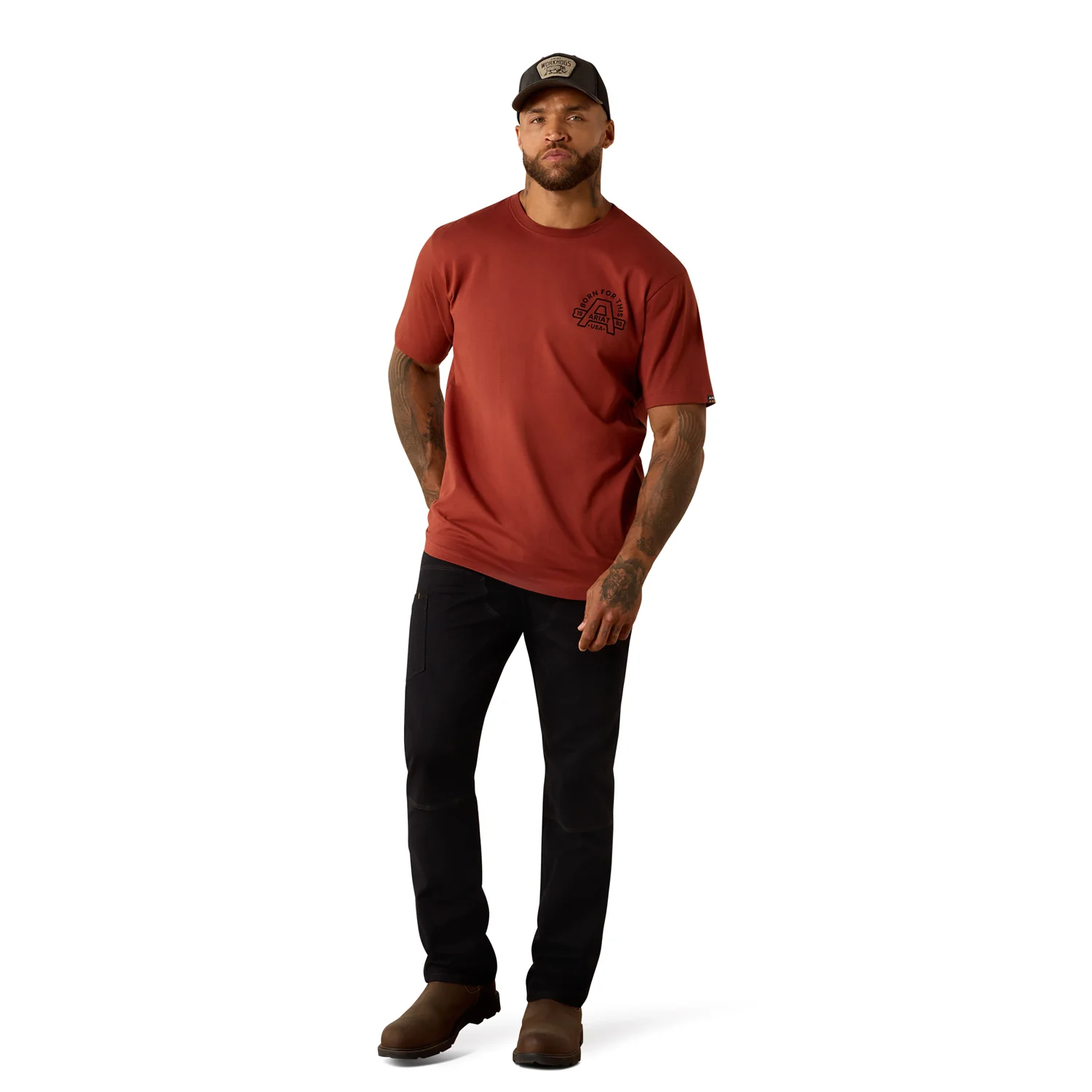 Ariat Men's Rebar Cotton Strong Hardhead T-Shirt - Image 5