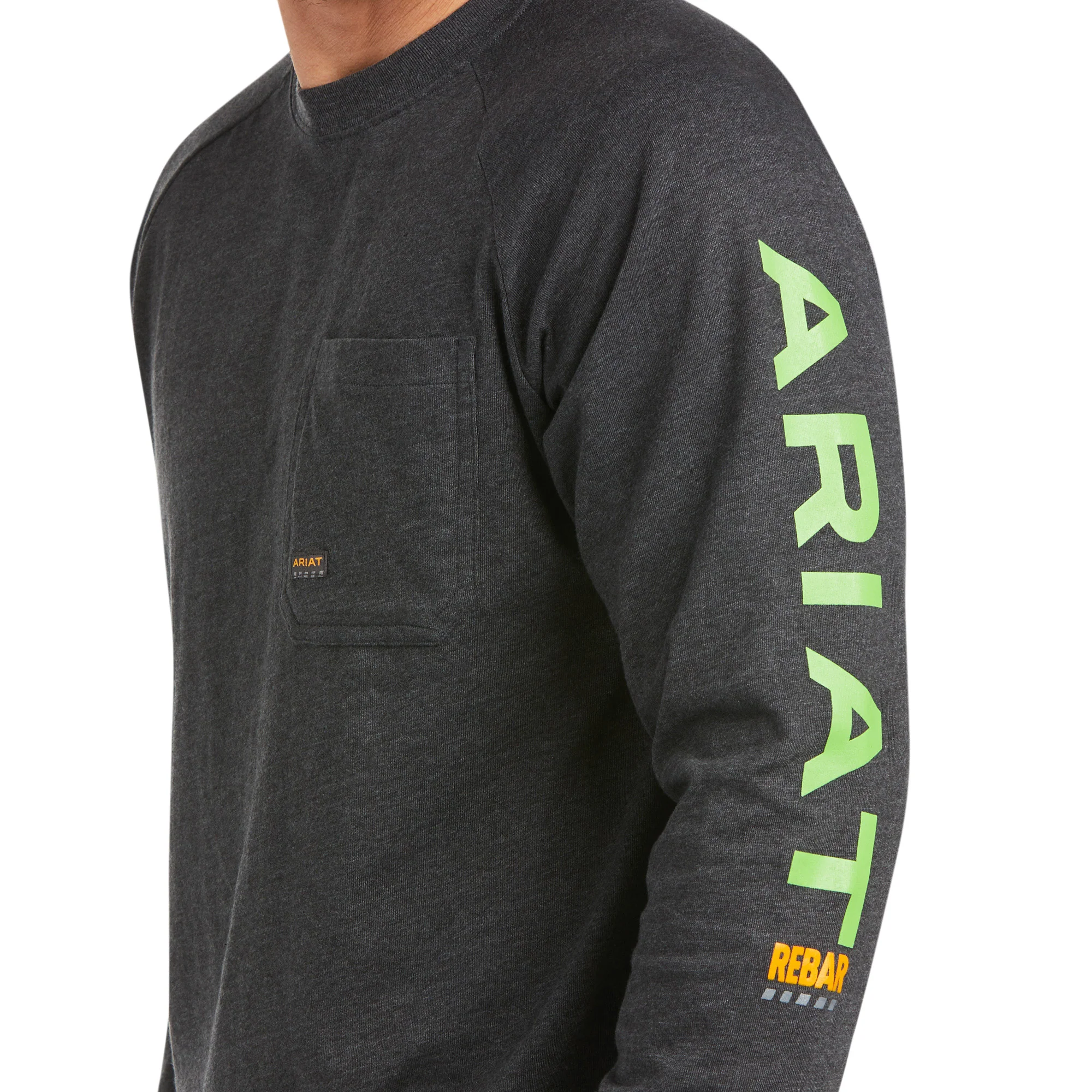 Ariat Men's Rebar Cotton Strong Graphic Long Sleeve T-Shirt - Image 3