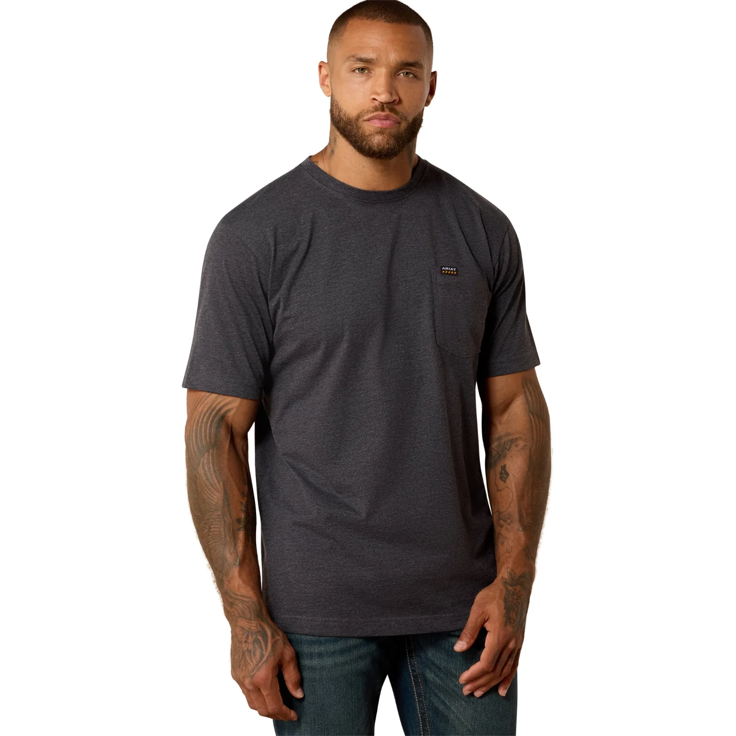 Ariat Men's Rebar Cotton Strong Skull Graphic Short Sleeve Tee