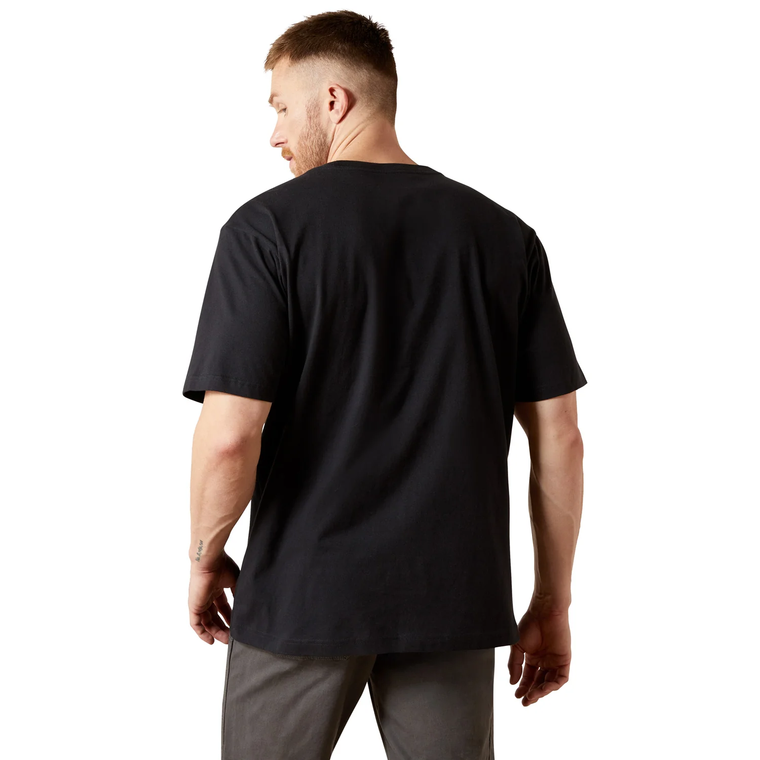 Ariat Men's Rebar Cotton Strong Standard Pocket T-Shirt - Image 2