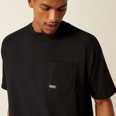 Ariat Men's Rebar CottonStrong Hardhead Graphic Short Sleeve T-Shirt - Image 2