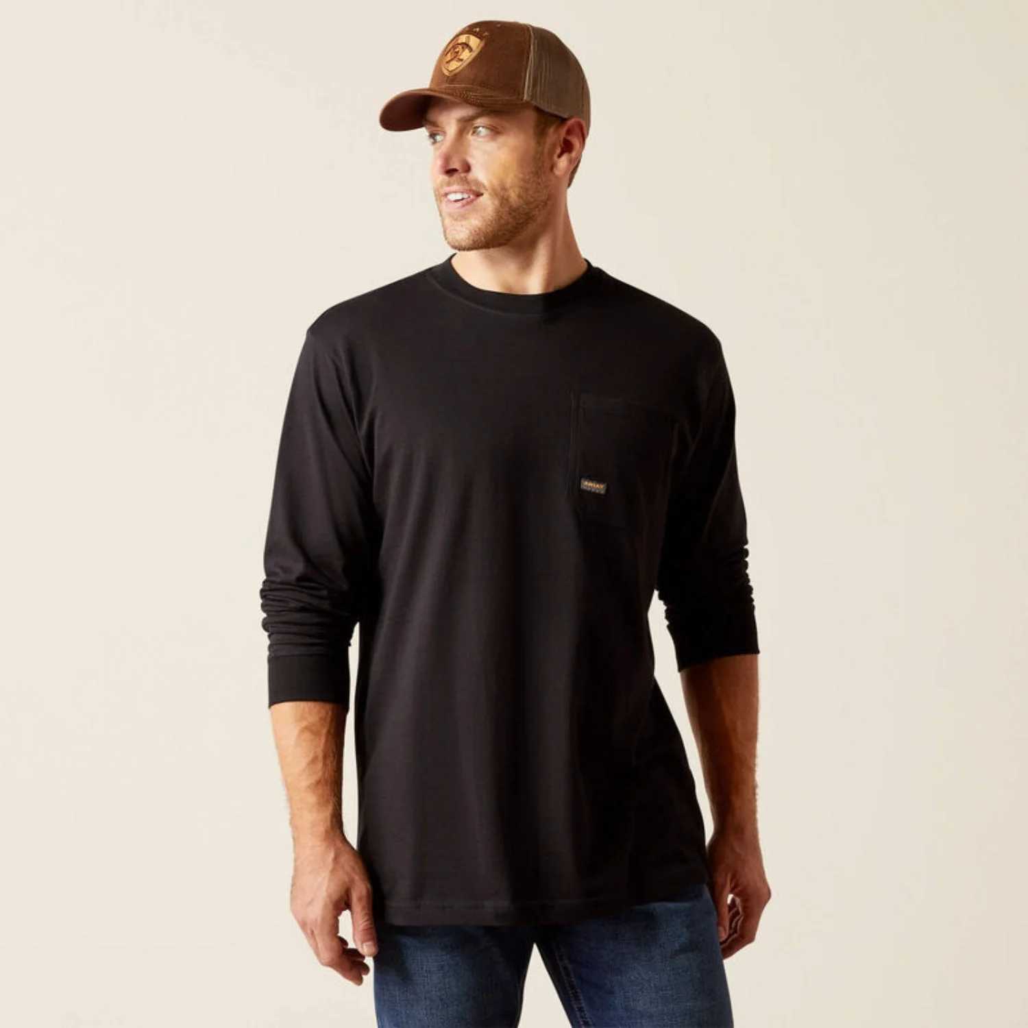 Ariat Men's Rebar CottonStrong Graphic Long Sleeve T-Shirt - Image 2