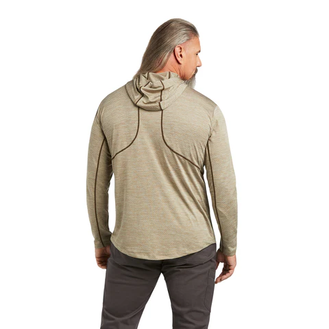 Ariat Men's Rebar Evolution Hooded Sun Long Sleeve Shirt - Image 2