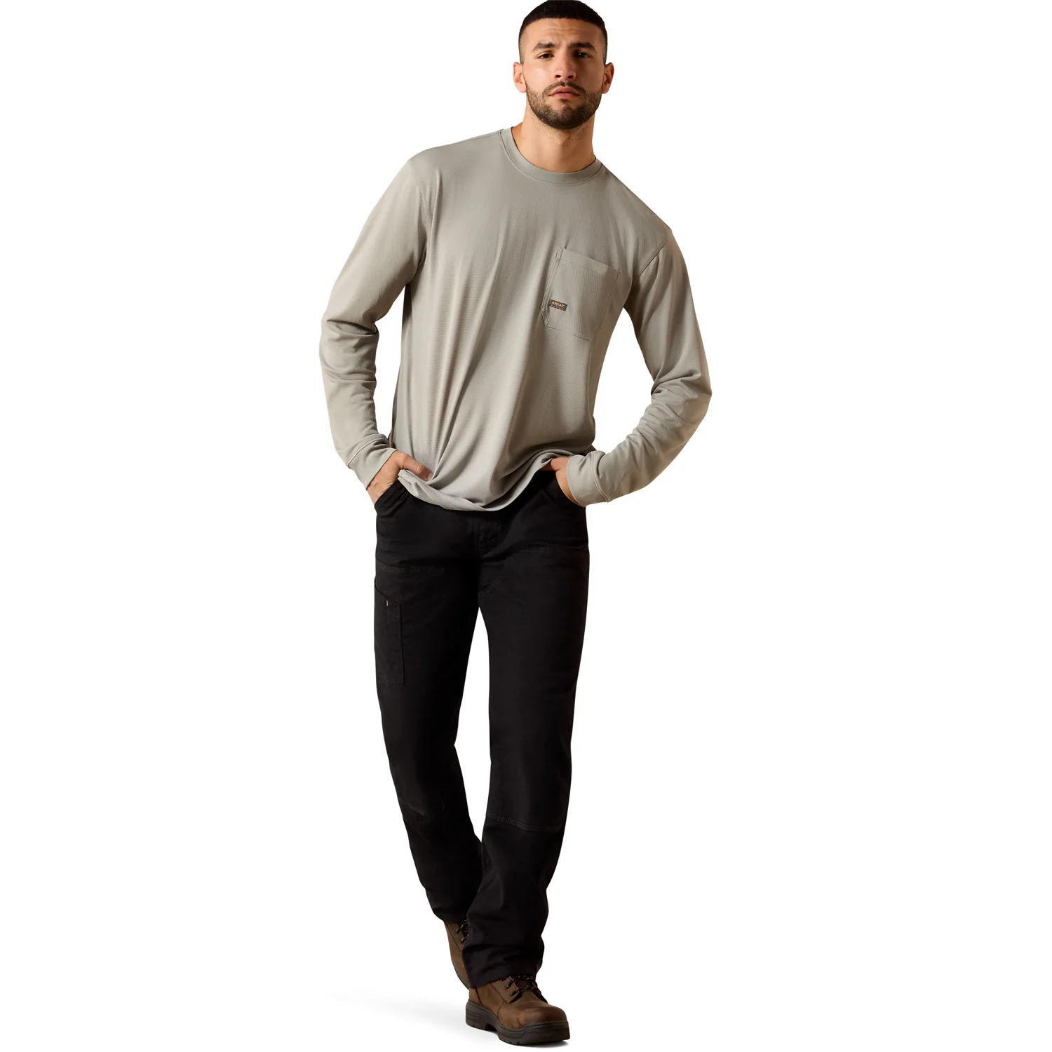 Ariat Men's Rebar Heat Fighter Staple T-Shirt - Image 4