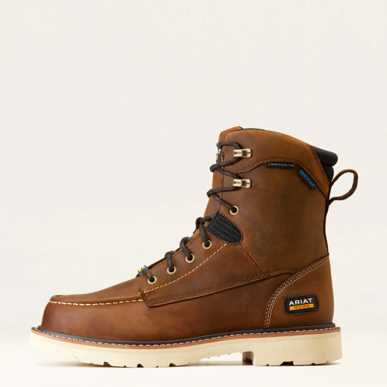 Ariat Men's Rebar Lift 8" Waterproof EH Moc Comp Toe Work Boot