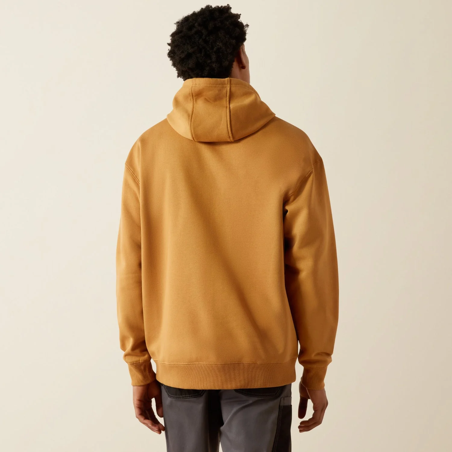 Ariat Men's Rebar Logo Graphic Sleeve Hoodie - Image 4