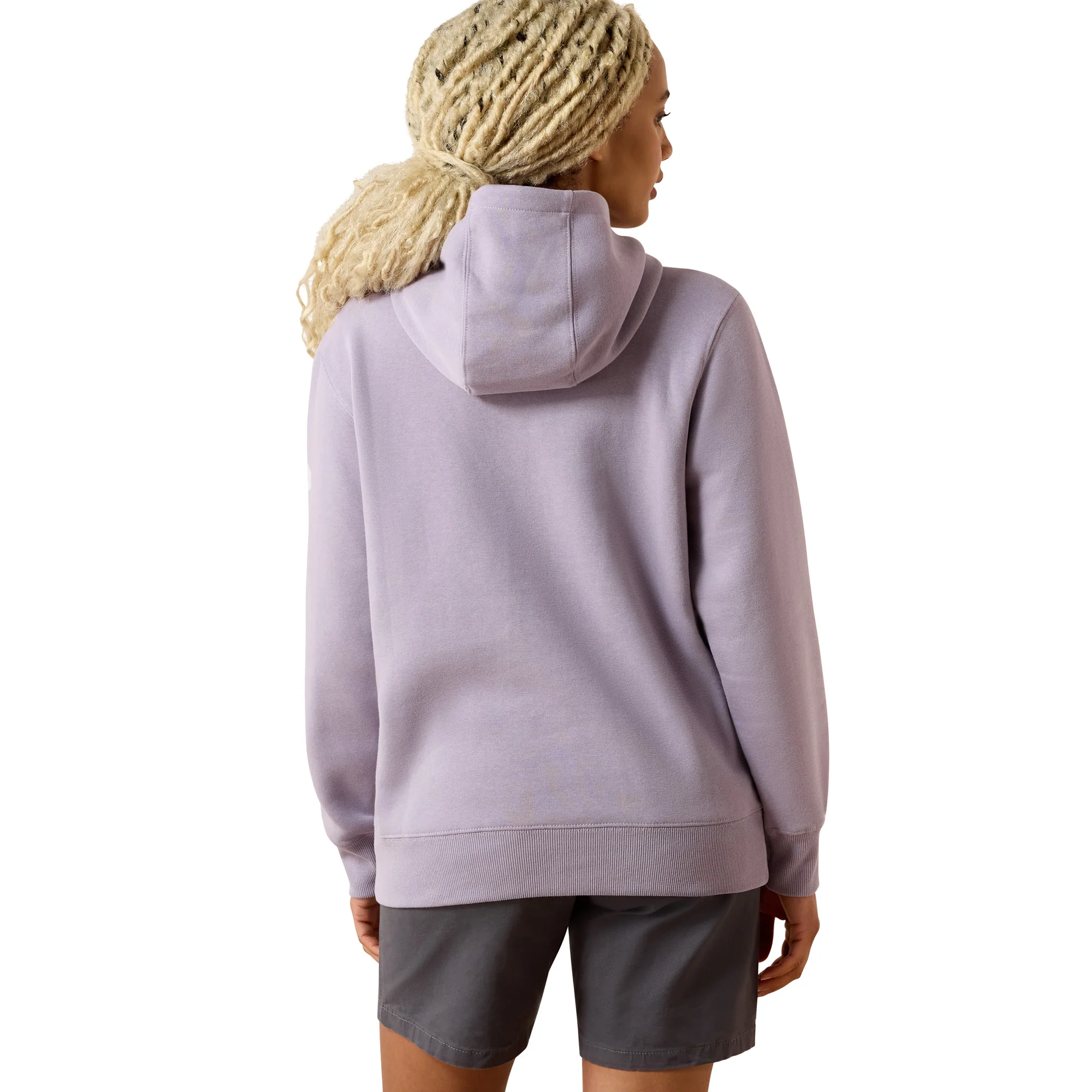 Ariat Women's Rebar Lightweight Logo 1/2 Zip Hoodie - Image 2