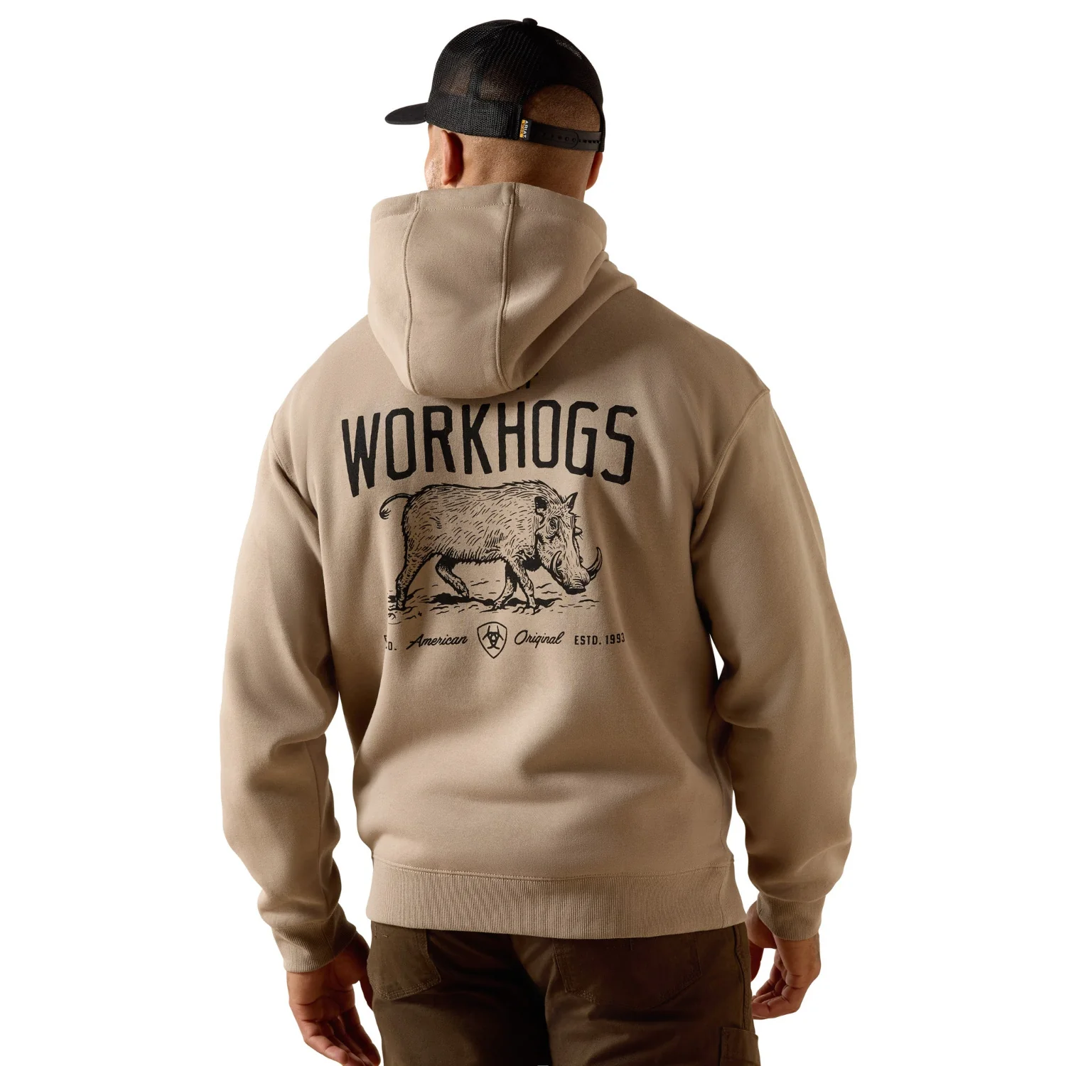 Ariat Men's Rebar Lightweight Workhog Hoodie - Image 2
