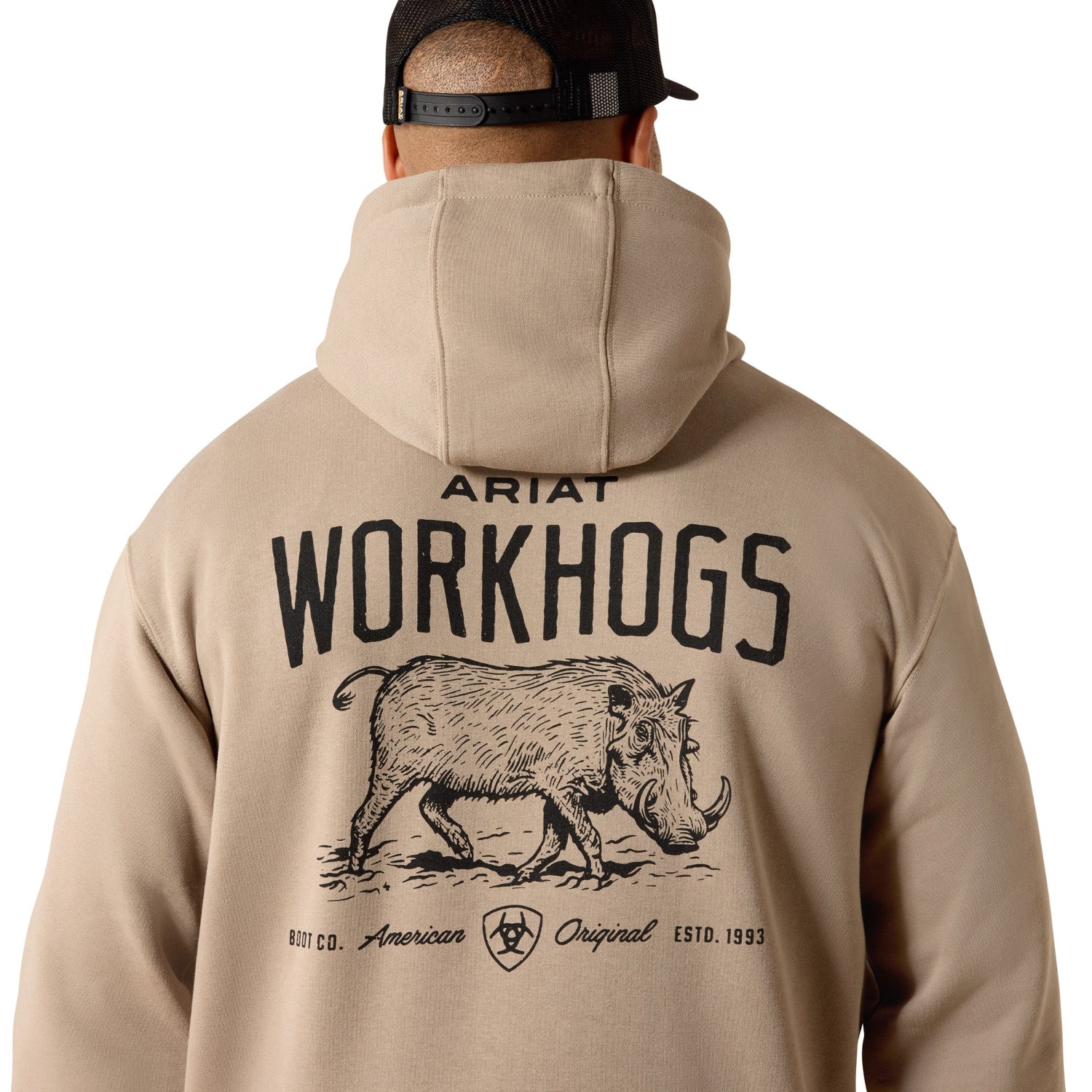 Ariat Men's Rebar Lightweight Workhog Hoodie - Image 4