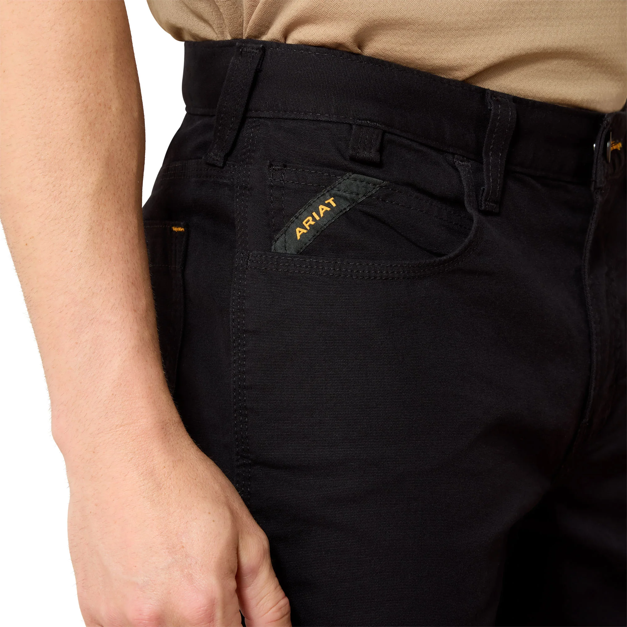 Ariat Men's Rebar M4 DuraStretch Made Tough Straight Leg Pant - Image 3