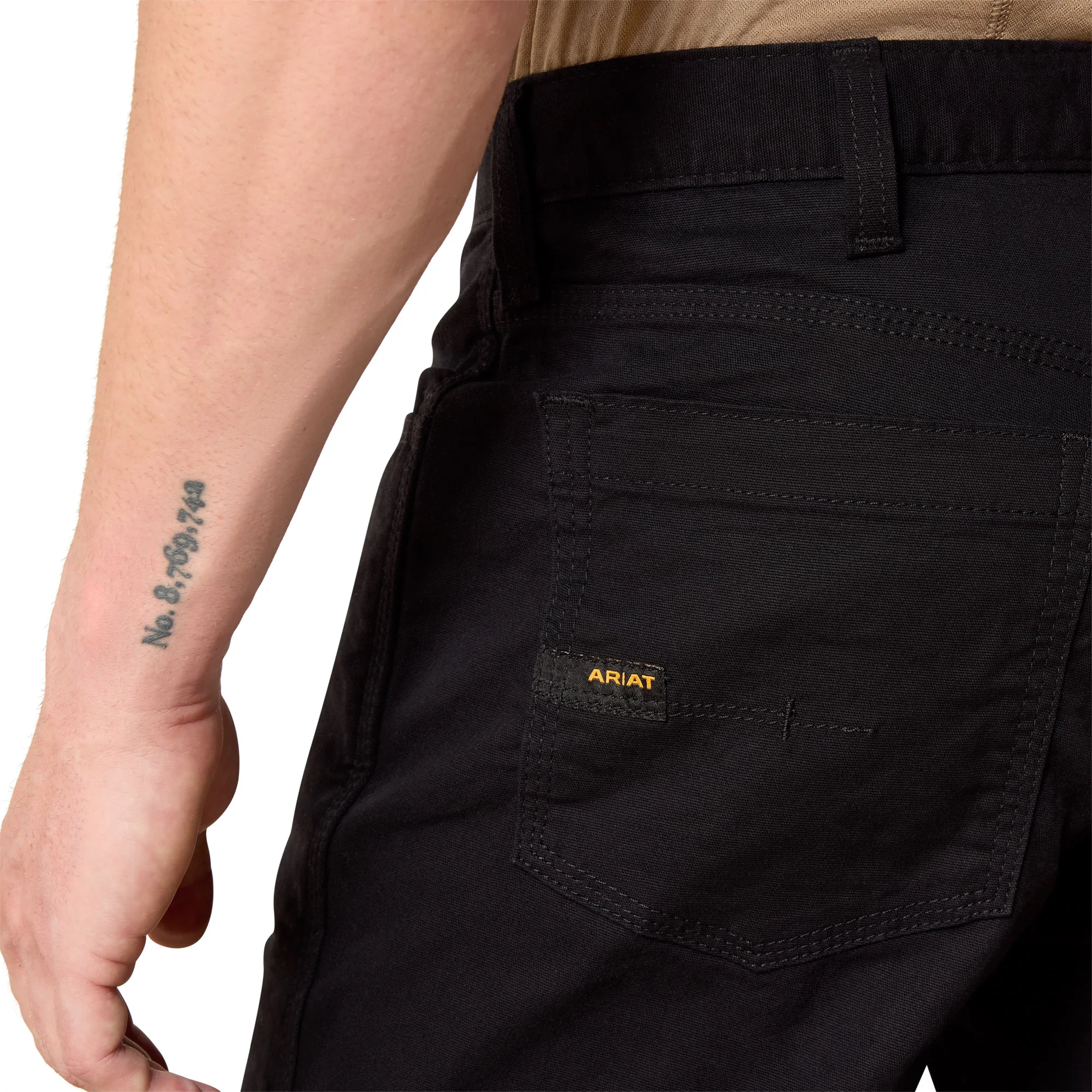 Ariat Men's Rebar M4 DuraStretch Made Tough Straight Leg Pant - Image 4