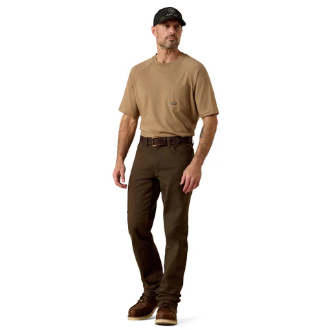 Ariat Men's Rebar M4 DuraStretch Made Tough Straight Leg Pant - Image 2
