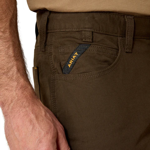 Ariat Men's Rebar M4 DuraStretch Made Tough Straight Leg Pant - Image 3