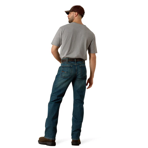 Ariat Men's Rebar M4 Relaxed DuraStretch Basic Boot Cut Jean - Image 7