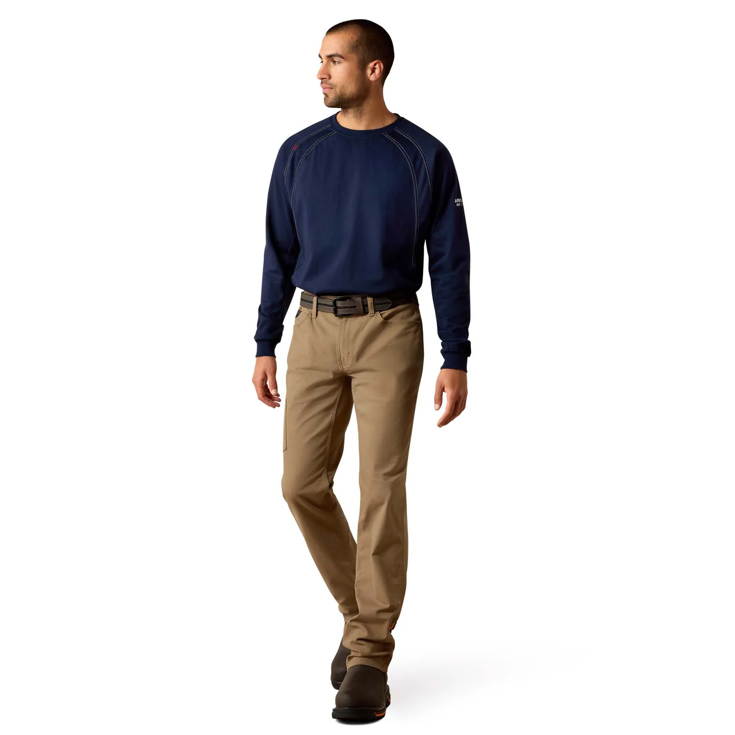 Ariat Men's Rebar M4 Low Rise DuraStretch Made Tough Stackable Straight Leg Pant - Image 6